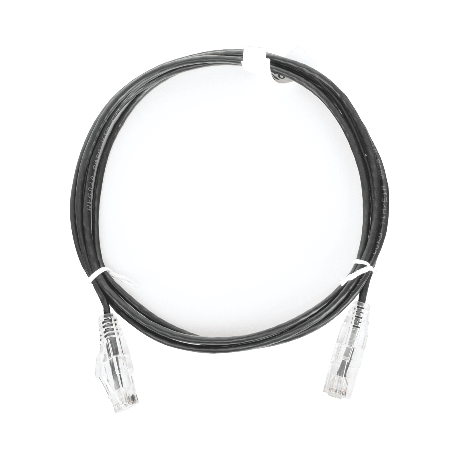 Cable de Parcheo Slim UTP Cat6 – 2 m Negro Diámetro Reducido (28 AWG) LP-UT6-200-BK-28 - LINKEDPRO BY EPCOM