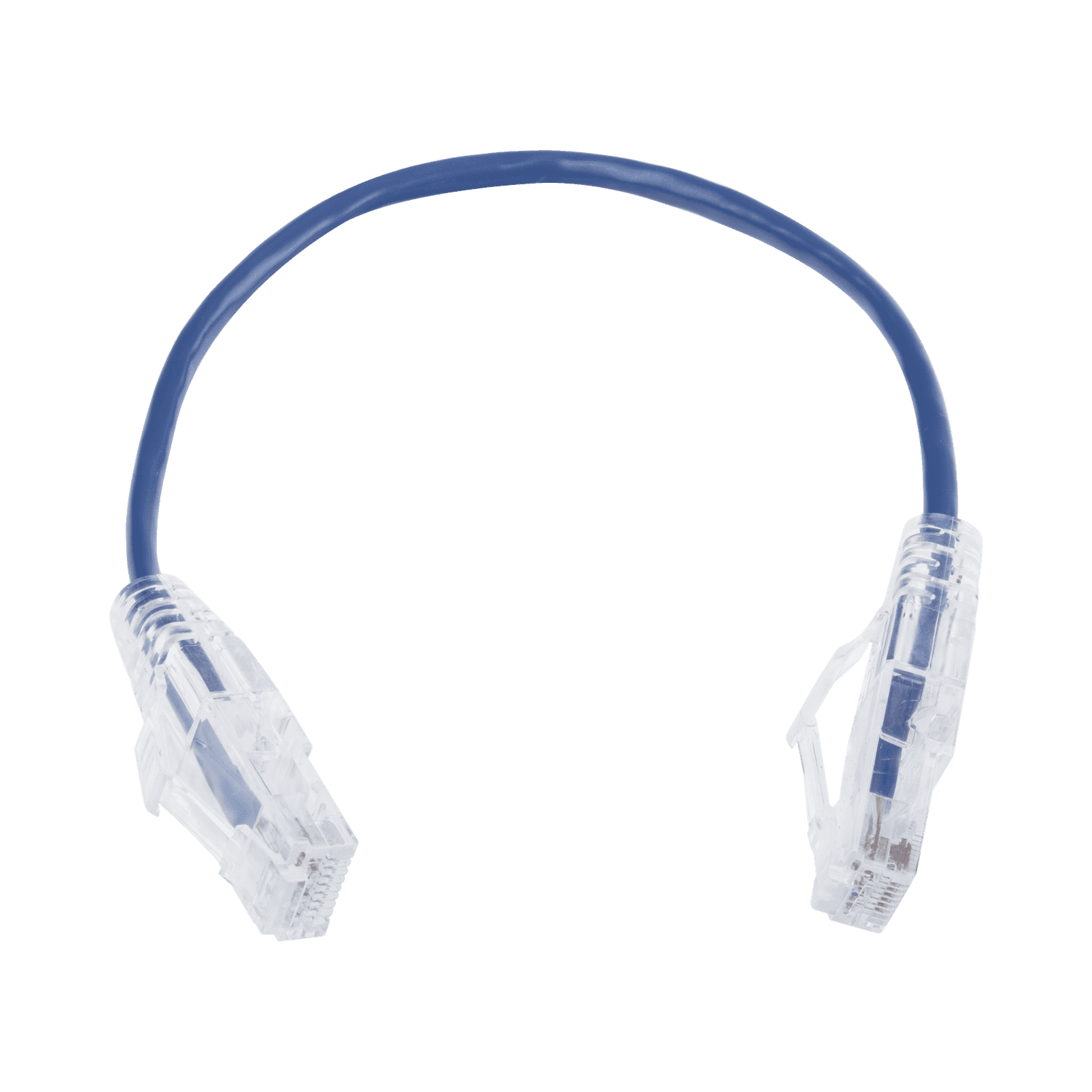 Cable de Parcheo Slim UTP Cat6 – 20 cm Azul Diámetro Reducido (28 AWG) LP-UT6-020-BU28 - LINKEDPRO BY EPCOM