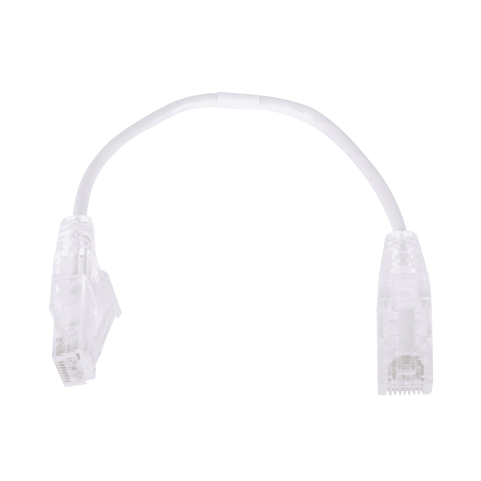 Cable de Parcheo Slim UTP Cat6 – 20 cm Blanco Diámetro Reducido (28 AWG) LP-UT6-020-WH28 - LINKEDPRO BY EPCOM
