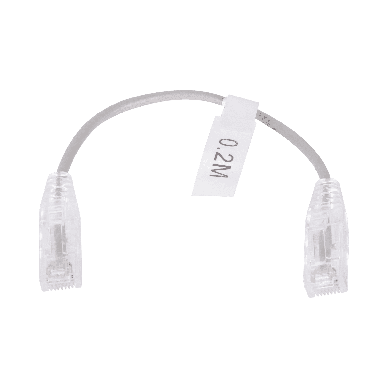 Cable de Parcheo Slim UTP Cat6 – 20 cm Gris Diámetro Reducido (28 AWG) LP-UT6-020-GY28 - LINKEDPRO BY EPCOM