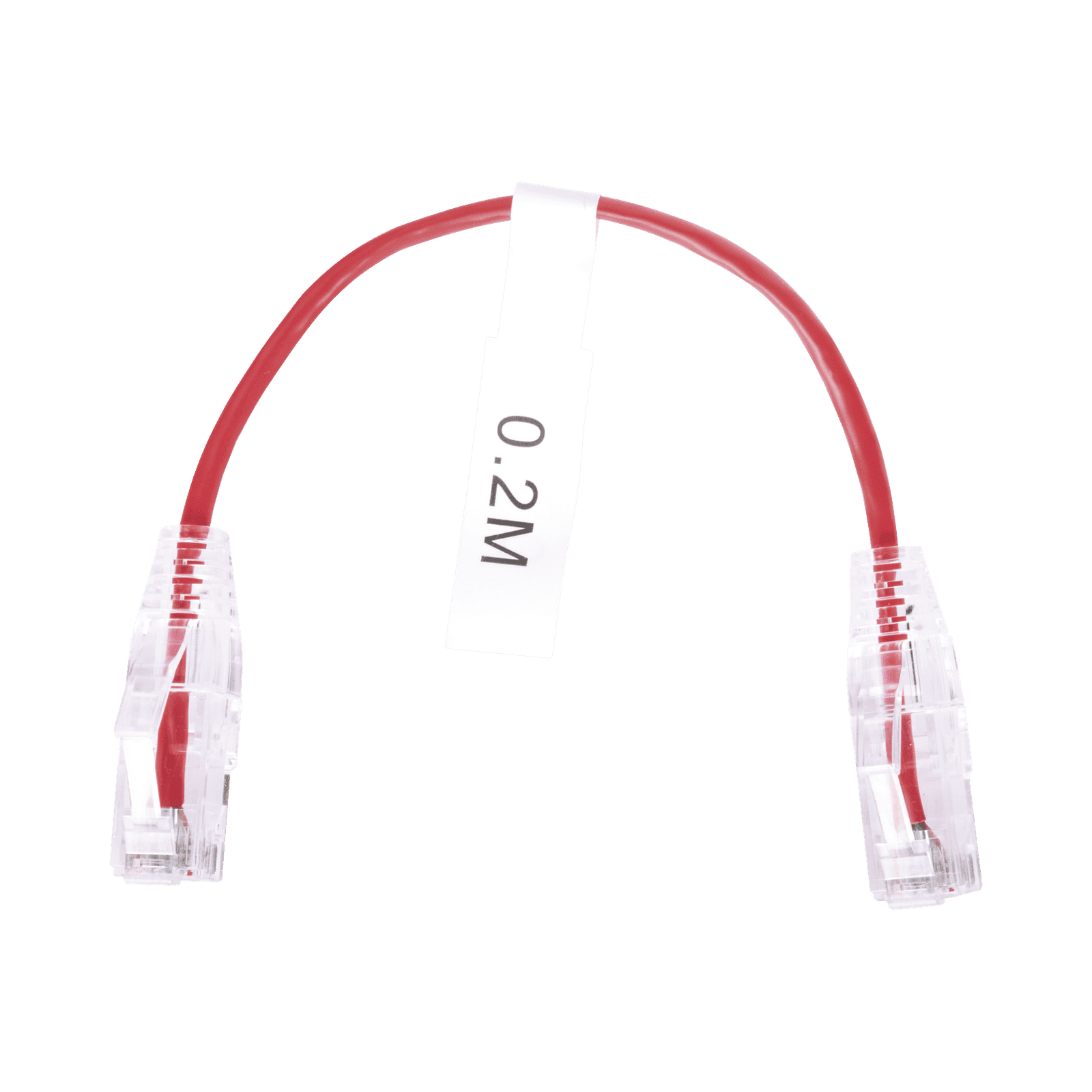 Cable de Parcheo Slim UTP Cat6 – 20 cm Rojo Diámetro Reducido (28 AWG) LP-UT6-020-RD28 - LINKEDPRO BY EPCOM