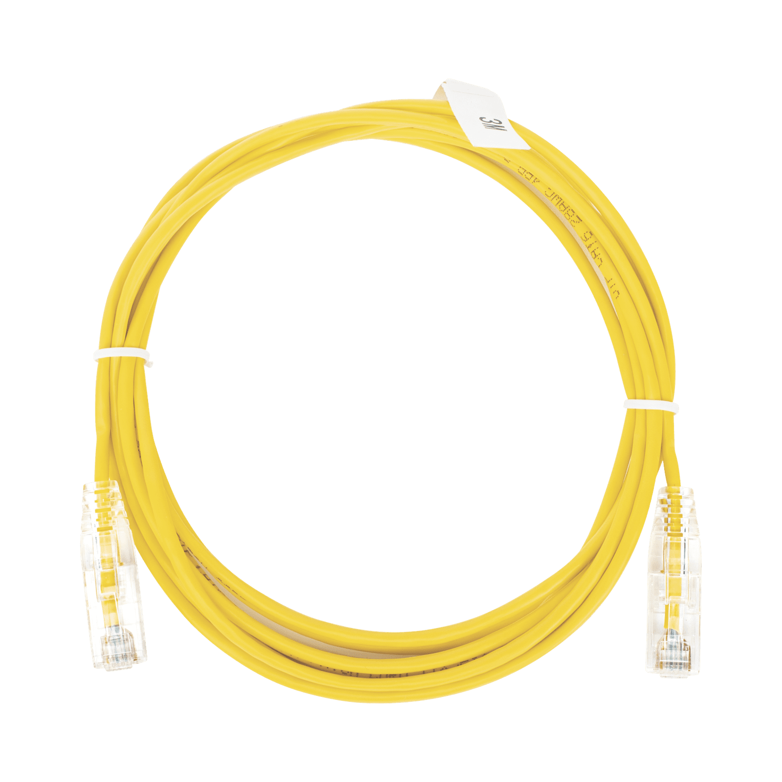 Cable de Parcheo Slim UTP Cat6 – 3 m Amarillo Diámetro Reducido (28 AWG) LP-UT6-300-YE-28 - LINKEDPRO BY EPCOM