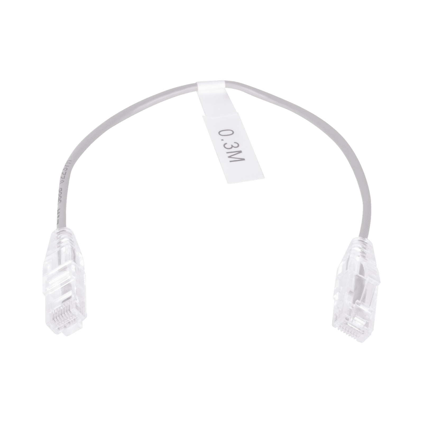 Cable de Parcheo Slim UTP Cat6 – 30 cm Gris Diámetro Reducido (28 AWG) LP-UT6-030-GY28 - LINKEDPRO BY EPCOM