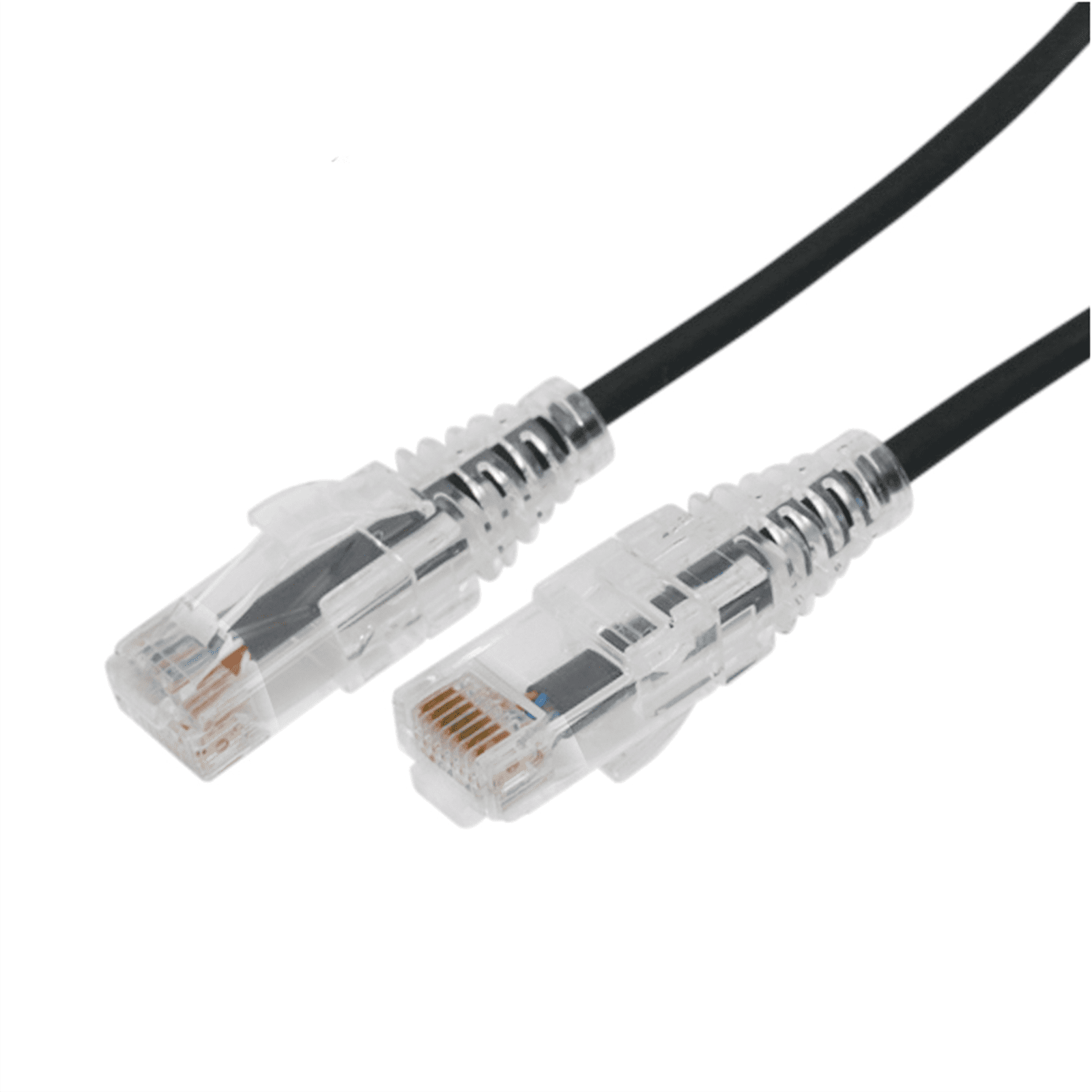 Cable de Parcheo Slim UTP Cat6A – 2 m Negro, Diámetro Reducido (28 AWG) LP-UT6A-200BK28 - LINKEDPRO BY EPCOM