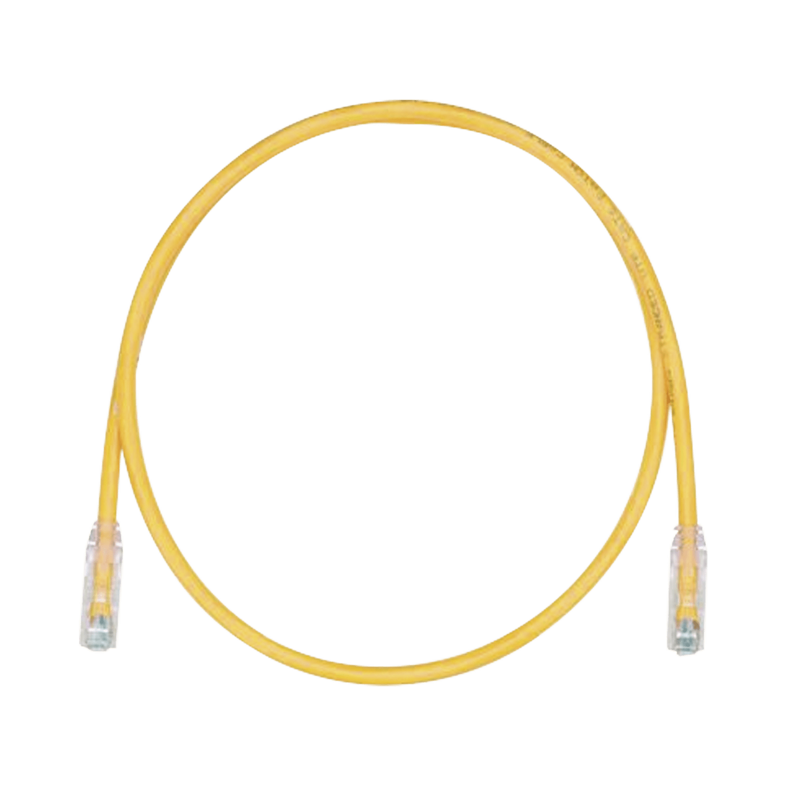 Cable de Parcheo TX6, UTP Cat6, 24 AWG, CM, Color Amarillo, 5ft UTPSP5YLY - PANDUIT