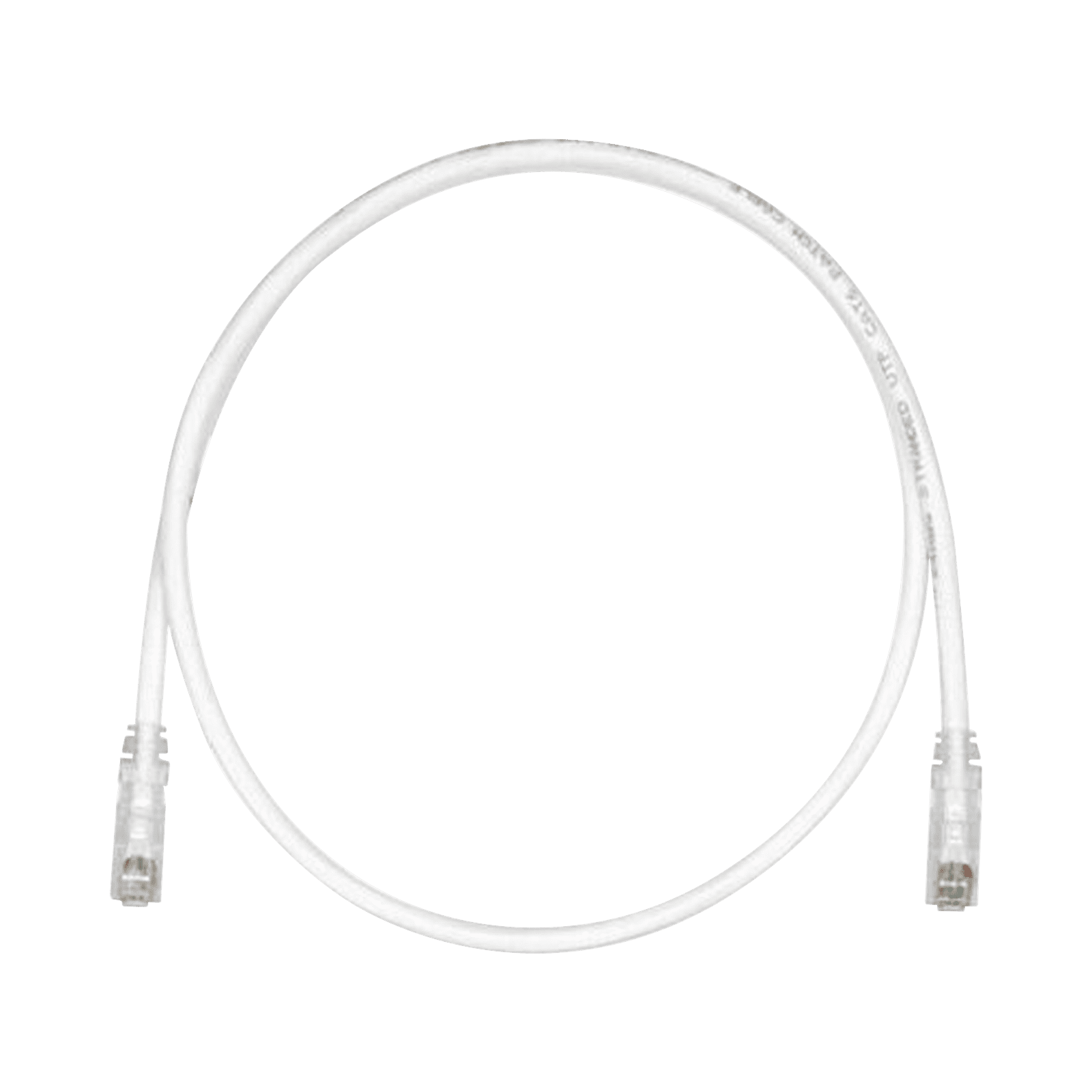 Cable de Parcheo TX6, UTP Cat6, 24 AWG, CM, Color Blanco Mate, 30ft UTPSP30Y - PANDUIT