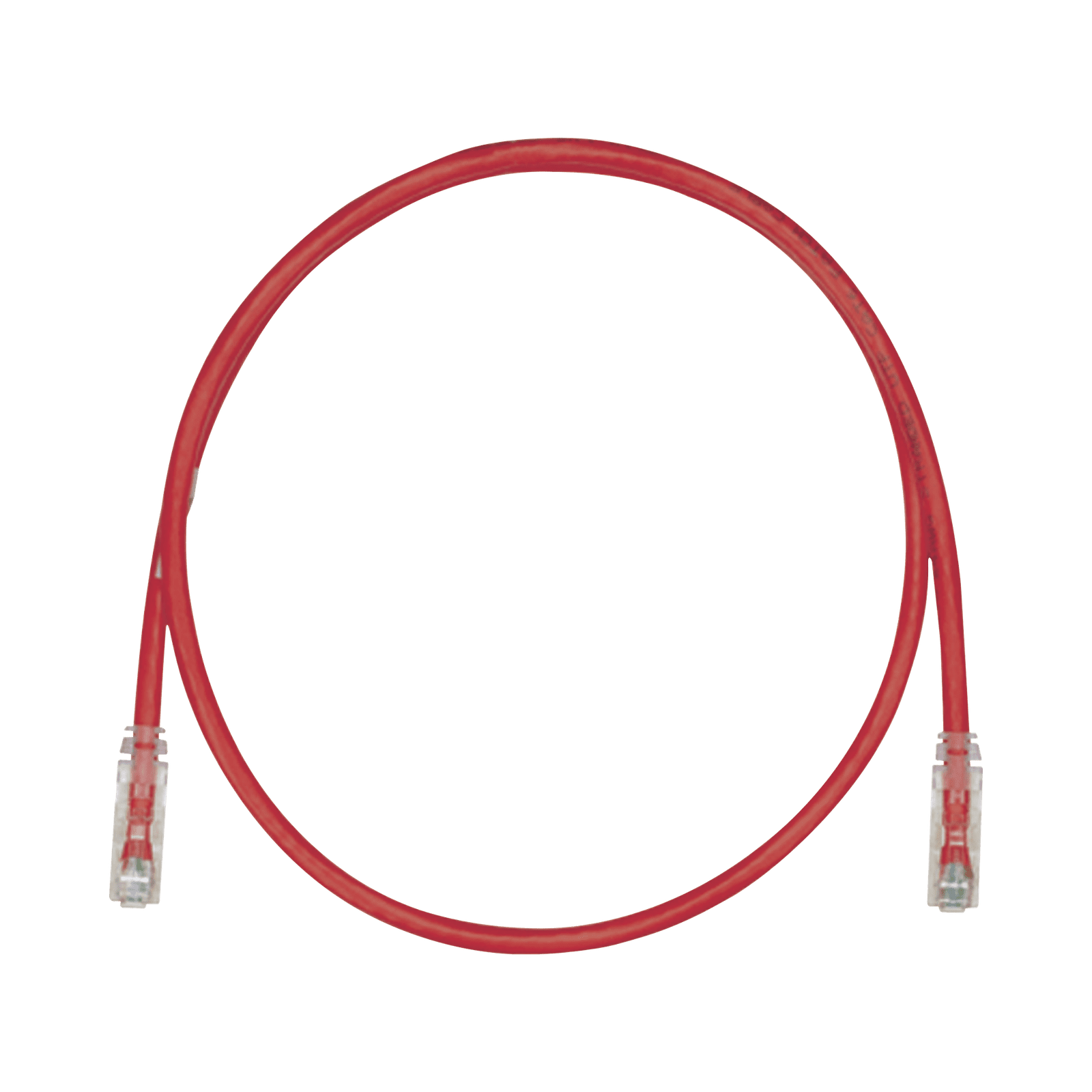 Cable de Parcheo TX6, UTP Cat6, 24 AWG, CM, Color Rojo, 15ft UTPSP15RDY - PANDUIT