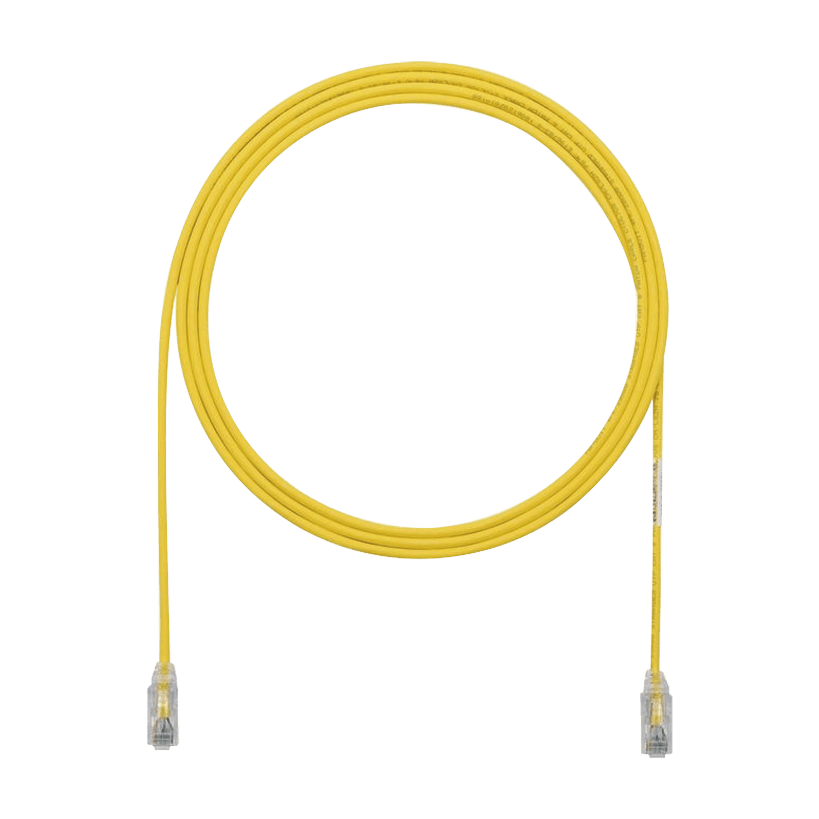 Cable de Parcheo TX6, UTP Cat6, Diámetro Reducido (28AWG), Color Amarillo, 10ft UTP28SP10YL - PANDUIT