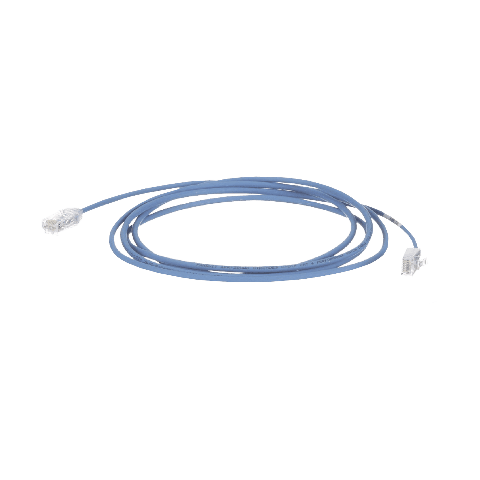 Cable de Parcheo TX6, UTP Cat6, Diámetro Reducido (28AWG), Color Azul, 26ft UTP28SP26BU - PANDUIT