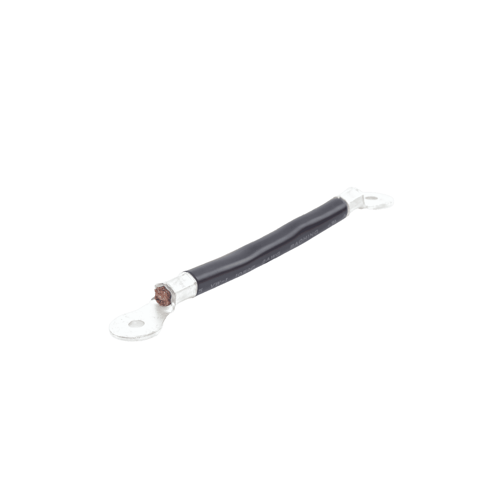 Cable para Baterías, 0.2m, Negro, Calibre 2 AWG con Terminales de Ojo en Ambos Extremos CBL-AWG2-0.2B - EPCOM POWERLINE