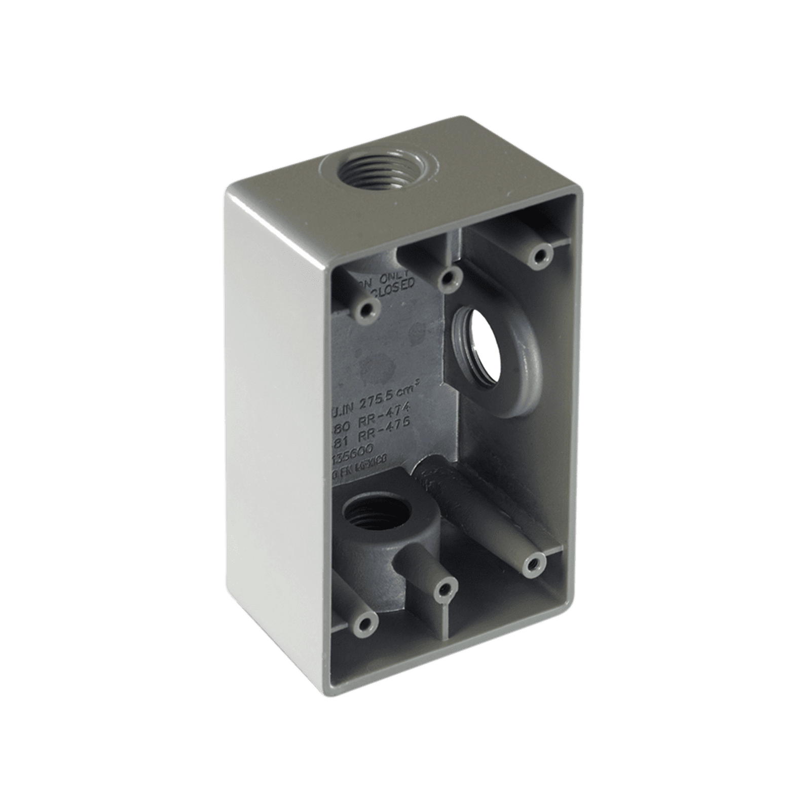 Caja Condulet FS de 1″ ( 25.4 mm) con tres bocas a prueba de intemperie. RR-2743 - RAWELT