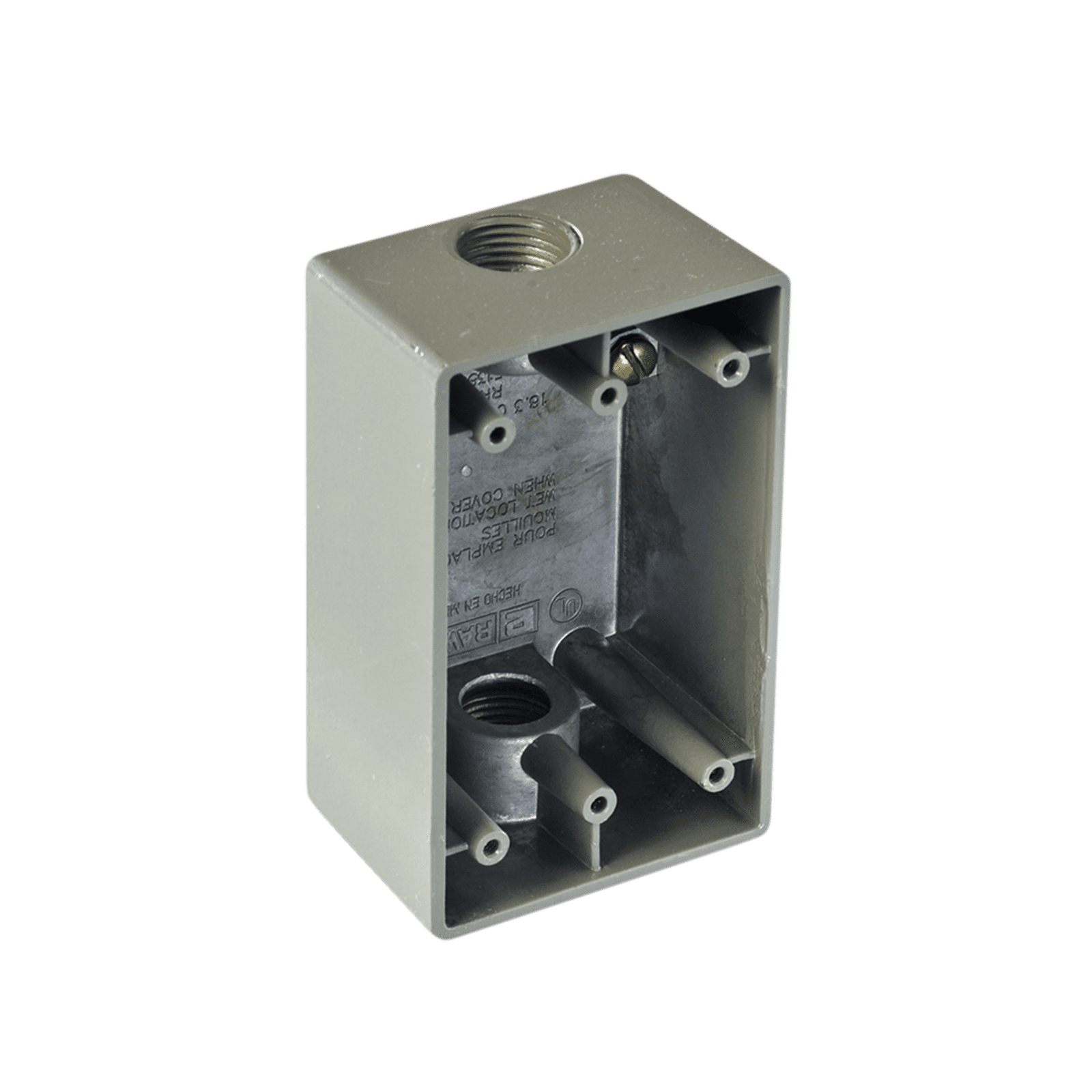 Caja Condulet FS de 3/4″ (19.05 mm) con dos bocas a prueba de intemperie. RR-0471 - RAWELT