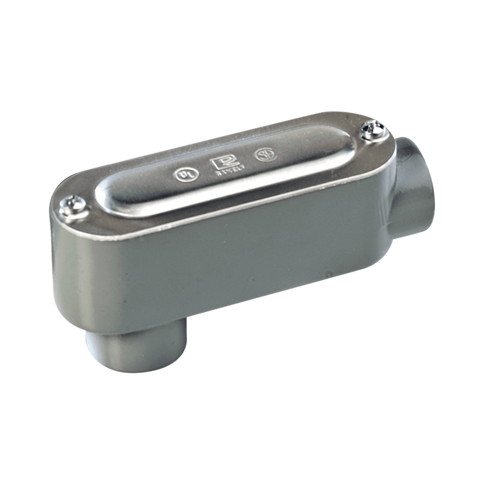 Caja Condulet tipo LB de 1/2″ (12.7 mm) Incluye tapa y tornillos. OLB-2986C - RAWELT