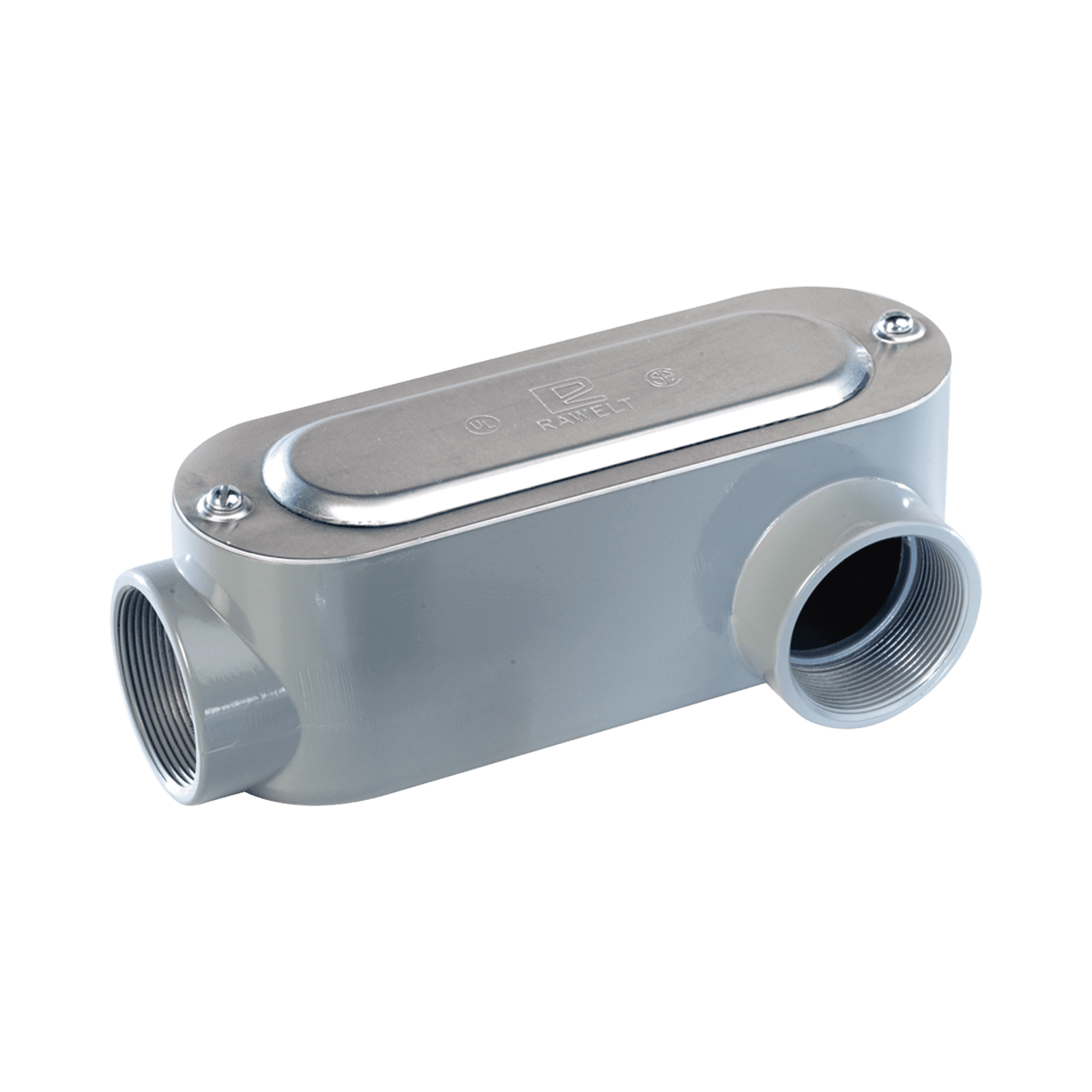 Caja Oval Roscada tipo LL de 1/2″ (12.7 mm) / Incluye tapa y tornillos. OLL-2987C - RAWELT