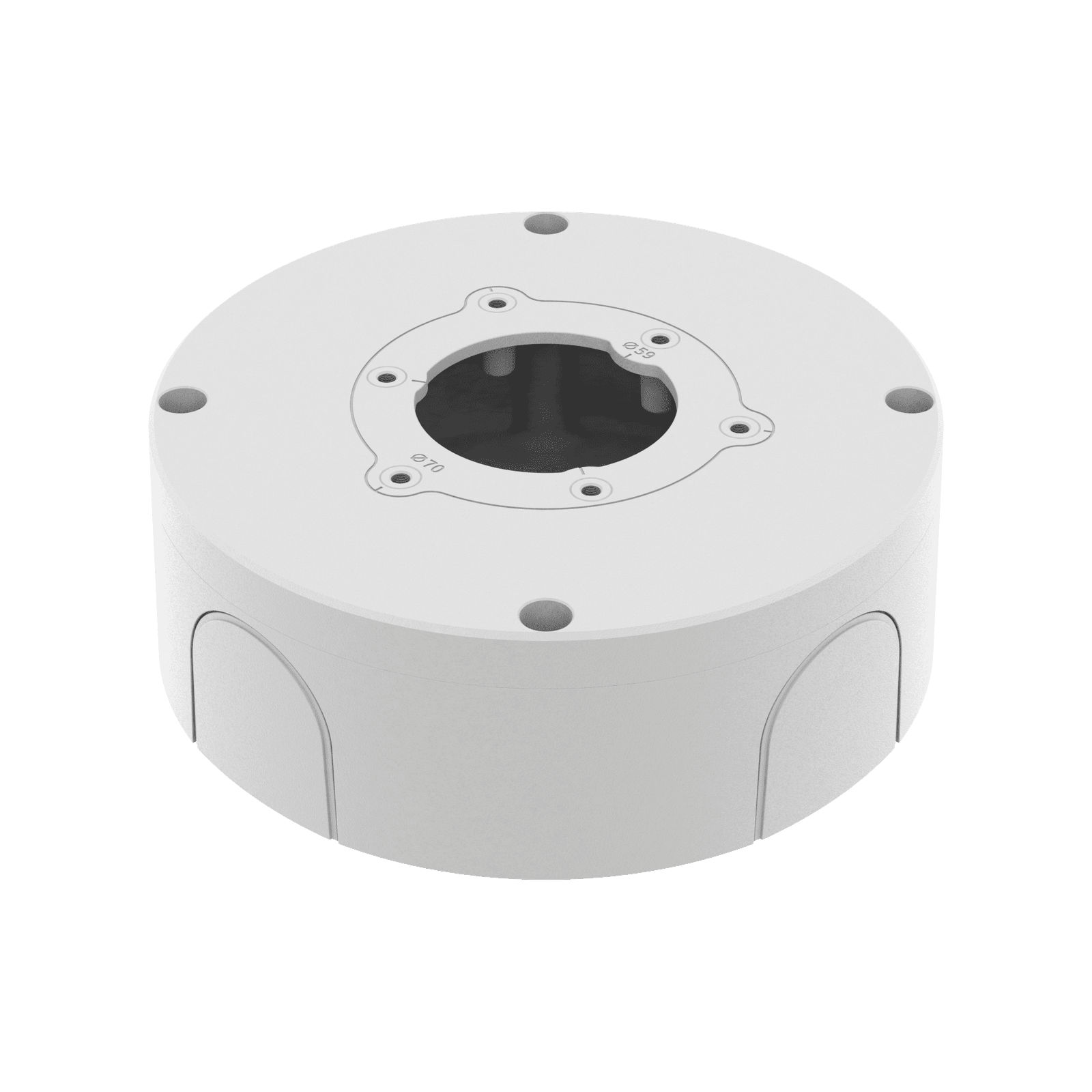 Caja de Conexión para Cámara Bullet Wisenet QNO-C8083R / QNO-C9083R SBO-140BW - Hanwha Techwin Wisenet