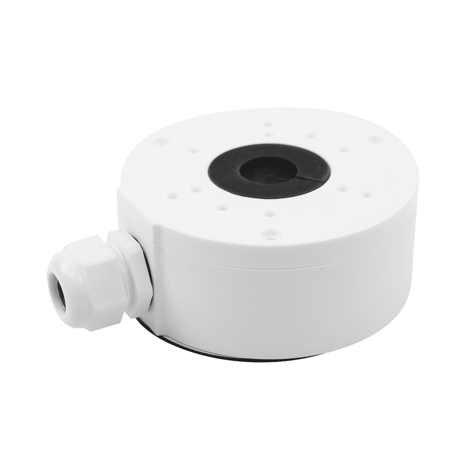 Caja de Conexiones Plástica Compatible con Cámaras epcom / HIKVISION / Uso en Exterior DS-1280-ZJ-XS-P - SYSCOM VIDEO