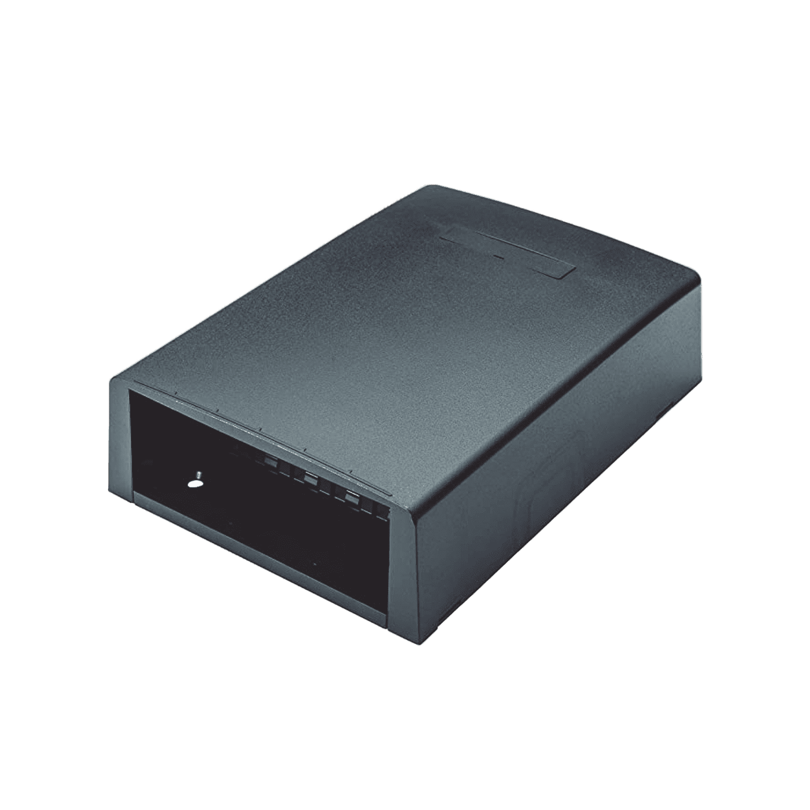 Caja de Montaje en Superficie, Con Accesorio para Resguardo de Fibra Óptica, Para 12 Módulos Mini-Com, Color Negro CBXF12BL-AY - PANDUIT