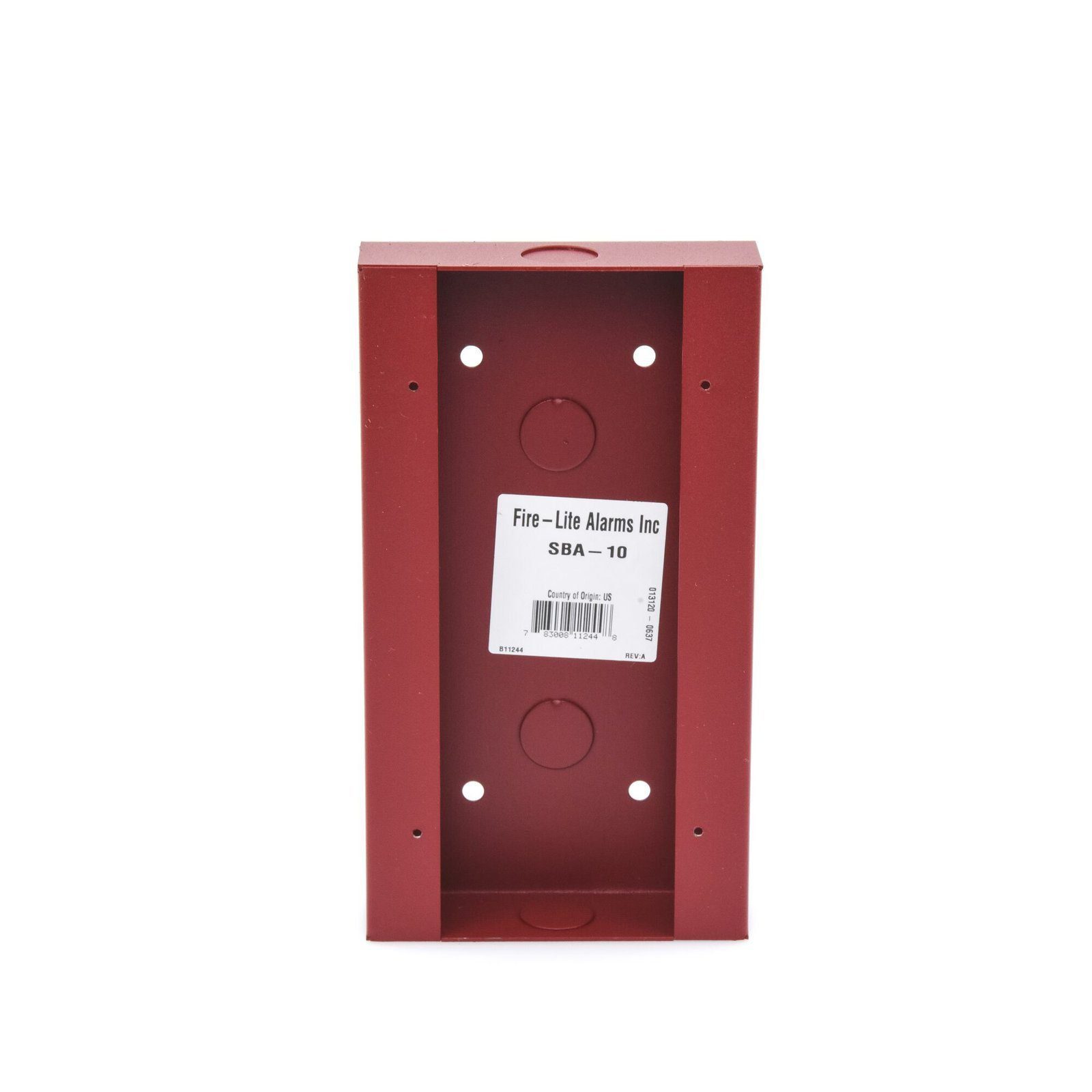Caja de Montaje para Estación de Emergencia BG-12LRA y NBG-12LRA SBA-10 - FIRE-LITE