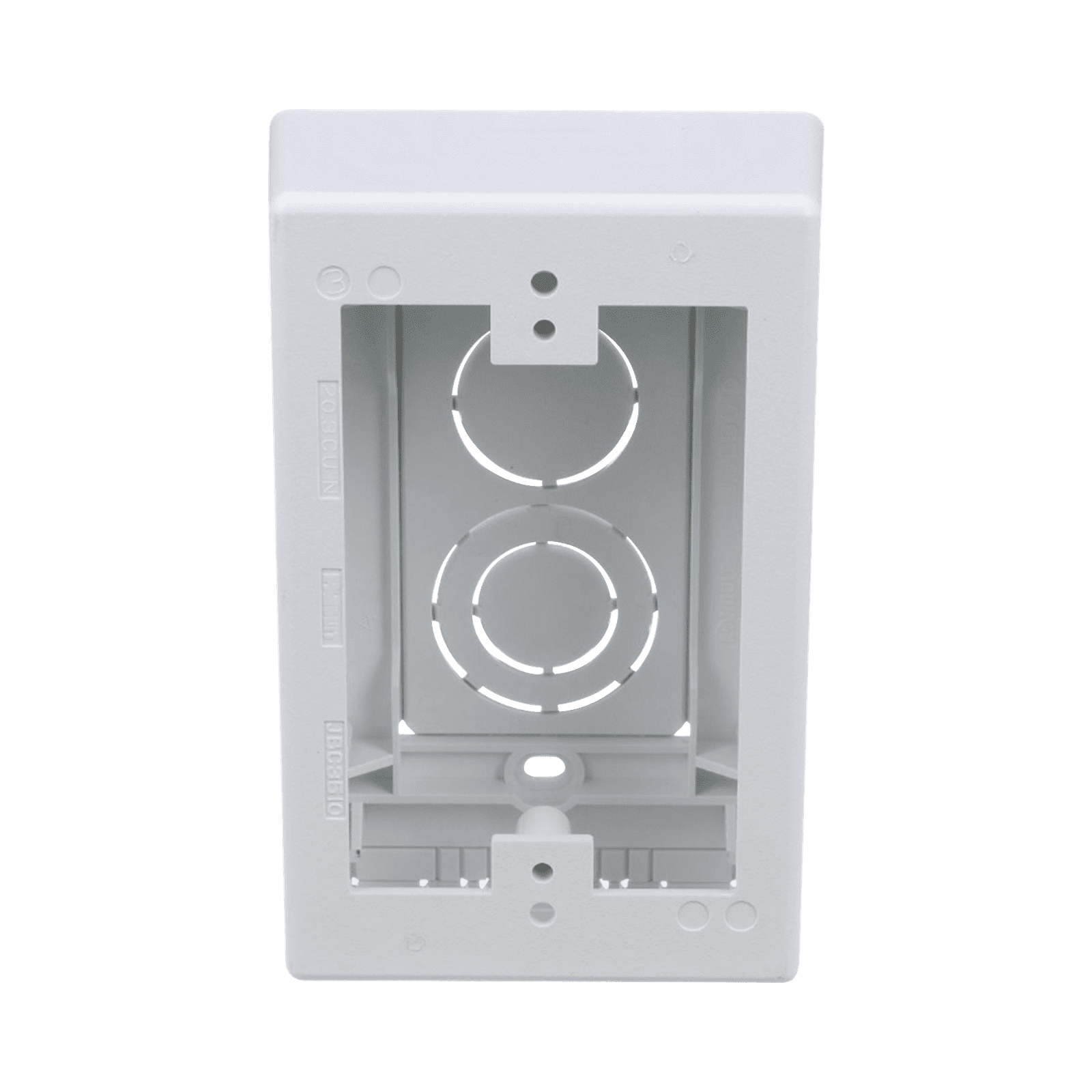 Caja de Pared Superficial, uso Universal con Placas de Pared, Con Cinta Adhesiva, Color Blanco JBX3510WH-A - PANDUIT