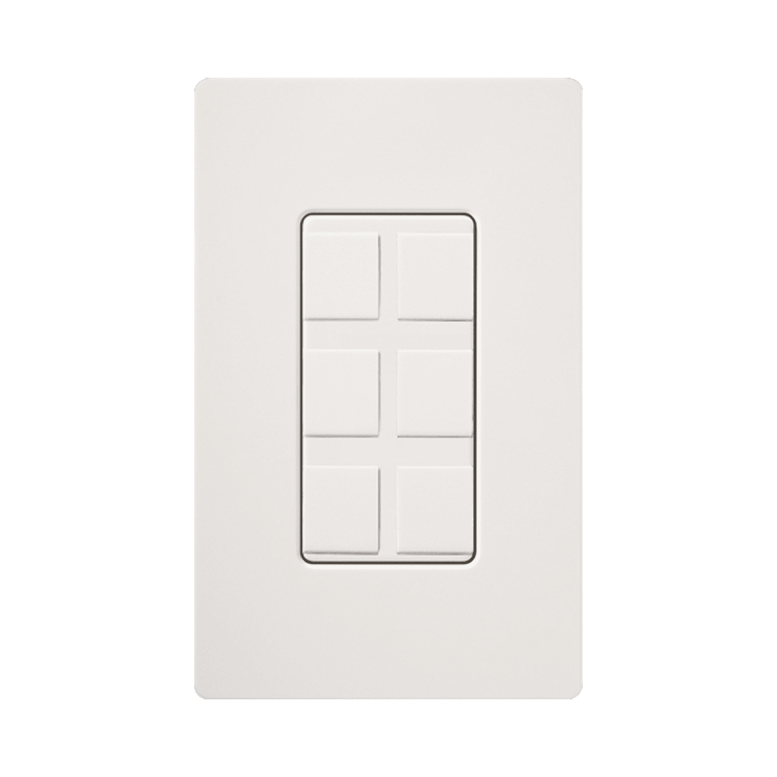 Caja de pared para contactos varios, 6 mini espacios. SC6PFSW - LUTRON ELECTRONICS