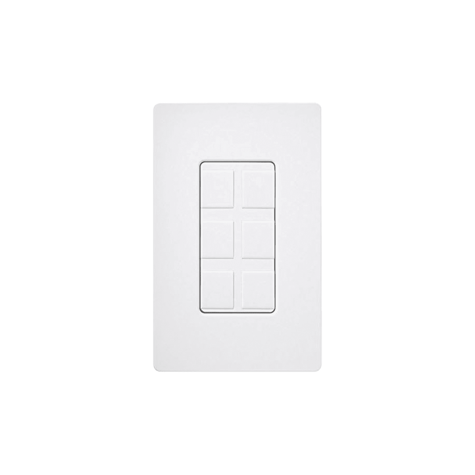 Caja de pared para contactos varios, 6 mini espacios. CA6PFWH - LUTRON ELECTRONICS
