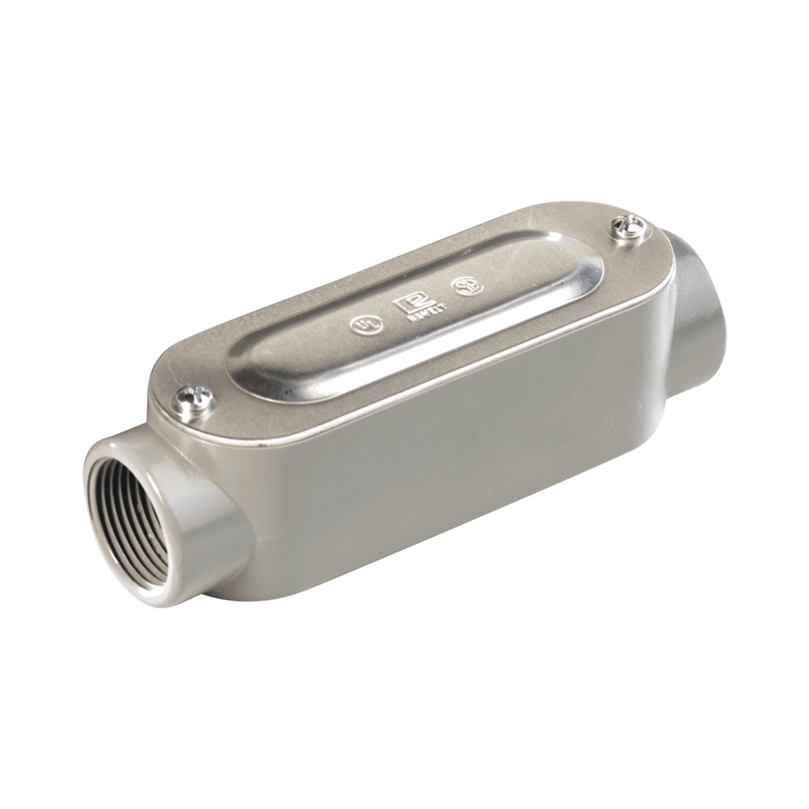 Caja oval roscada tipo C de 1 1/2″ (38.1 mm) Incluye tapa y tornillos. OC-2626C - RAWELT