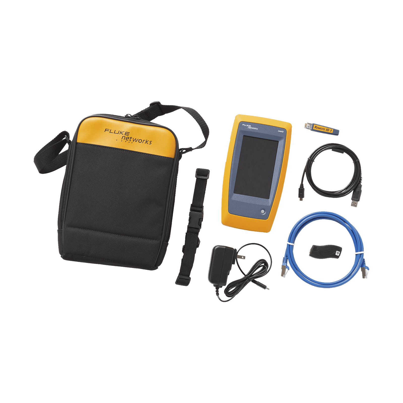 Calificador de Red LinkIQ, Para Verificar Rendimiento de Cableado Hasta 10Gbps Basado en Frecuencia, con Pantalla Multitáctil a Color LIQ-100 - FLUKE NETWORKS