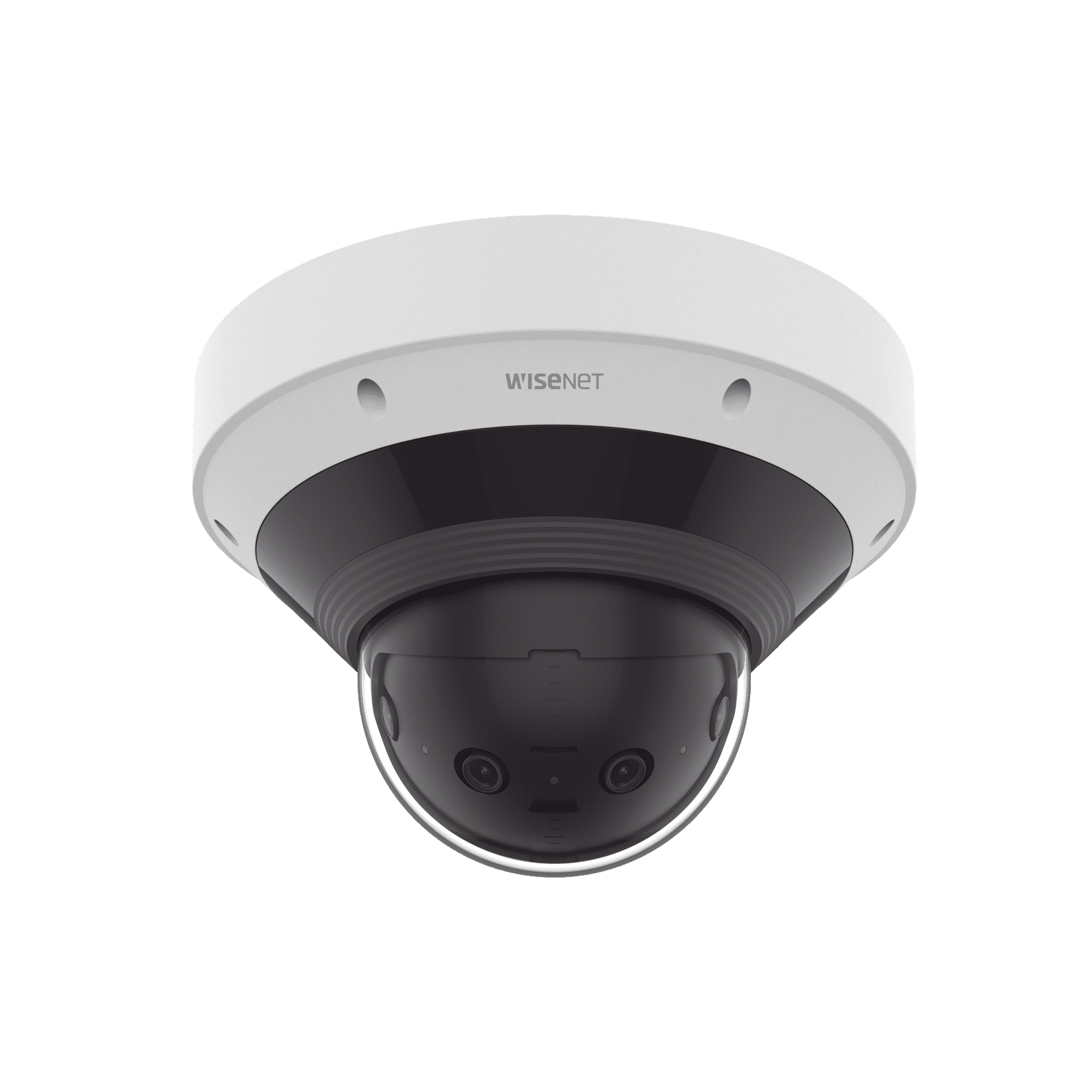 Cámara IP 8 MP Antivandálica Panorámica 180 o 209º / H.265 & WiseStream / IP66 / IK10 / PoE+ PNM-C9022RV - Hanwha Techwin Wisenet
