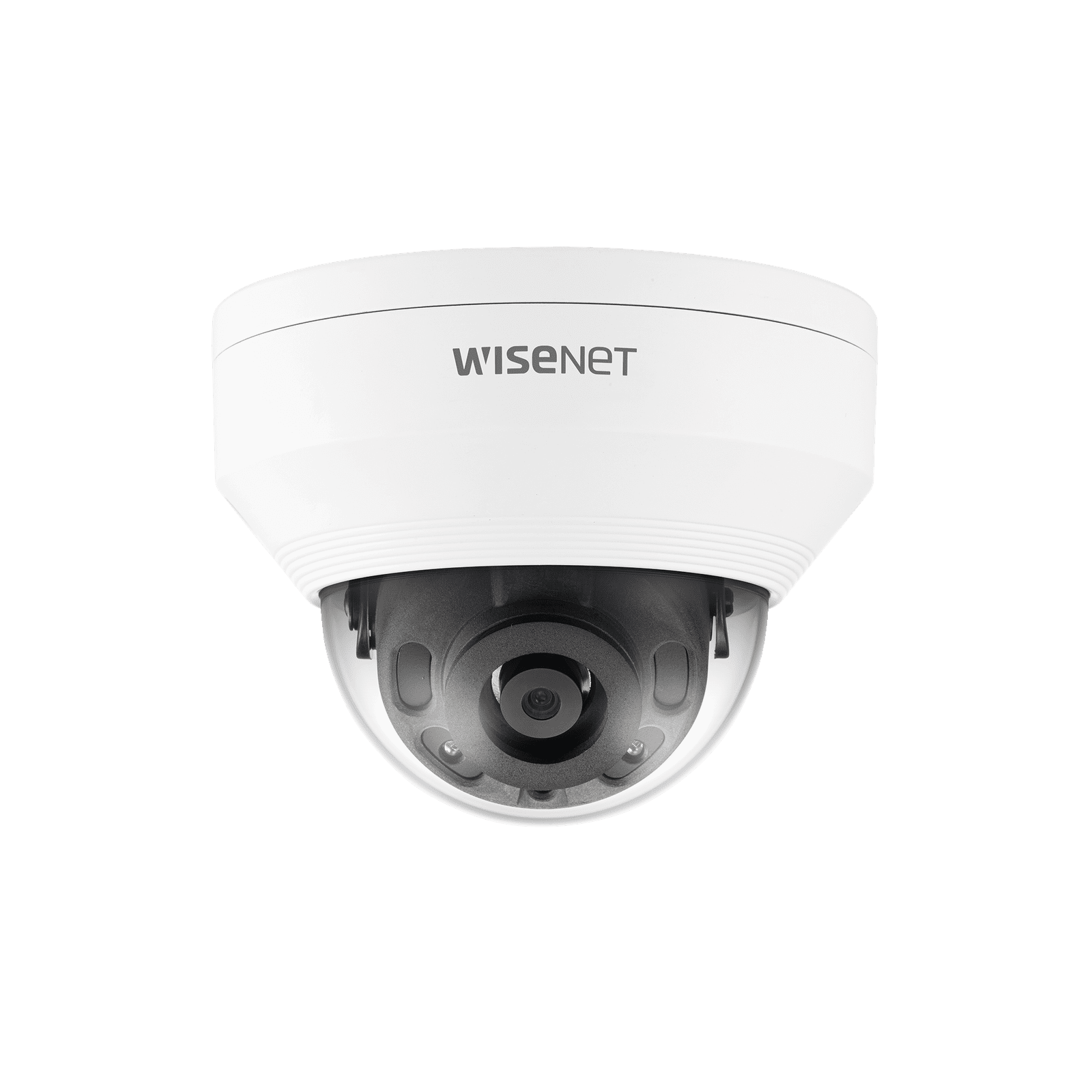 Cámara IP Tipo Domo Antivandálico 2 Megapixel / Lente 4 mm / IR 25 m / WDR 120db / Exterior IP66 / H.265 & WiseStream QNV-6022R - Hanwha Techwin Wisenet