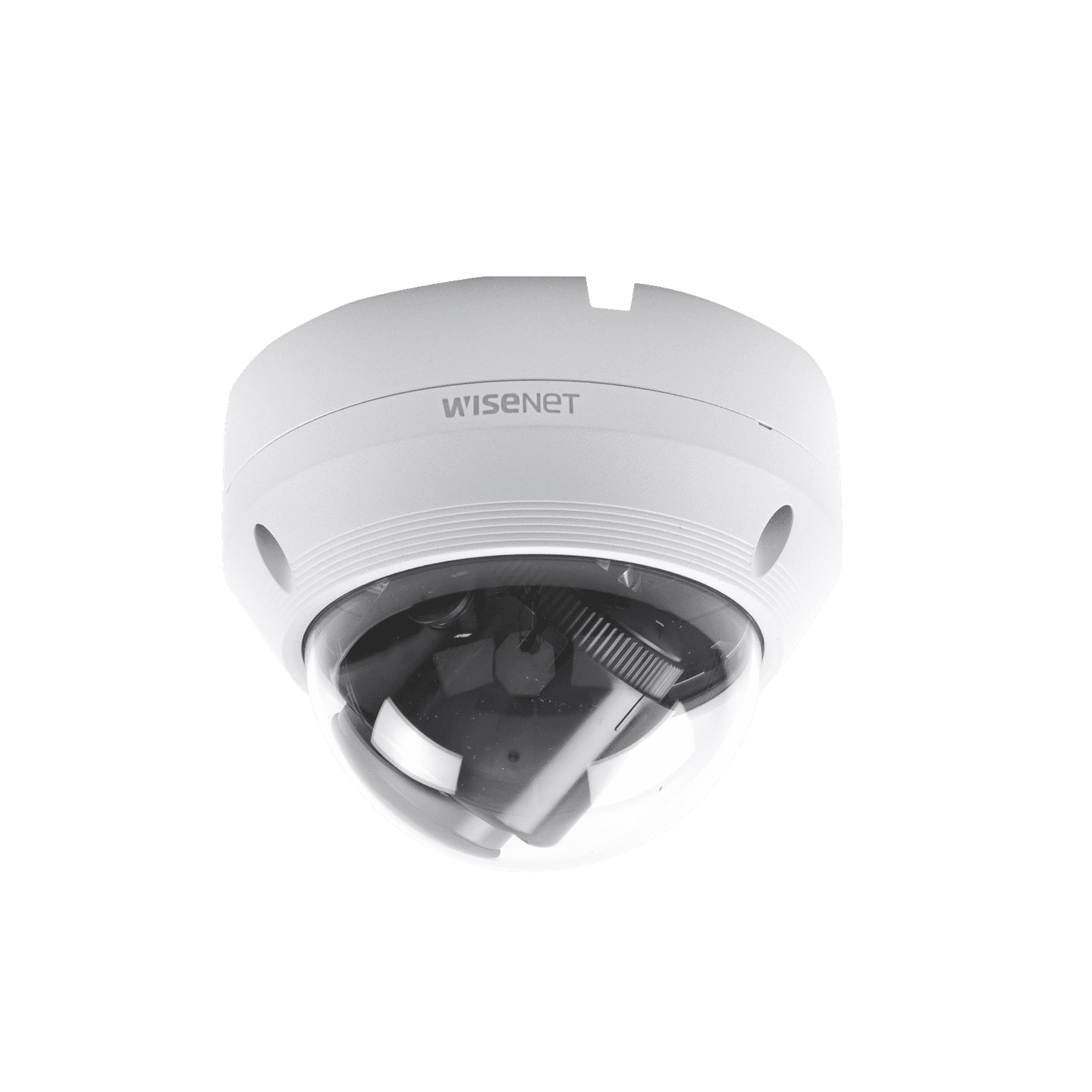 Cámara IP Tipo Domo Antivandálico 2 Megapíxel / Lente Motorizado 3.2-10mm / IR 30M / WDR 120db / Exterior IP66 / H.265 & WiseStream / Entrada de audio QNV-6082R - Hanwha Techwin Wisenet