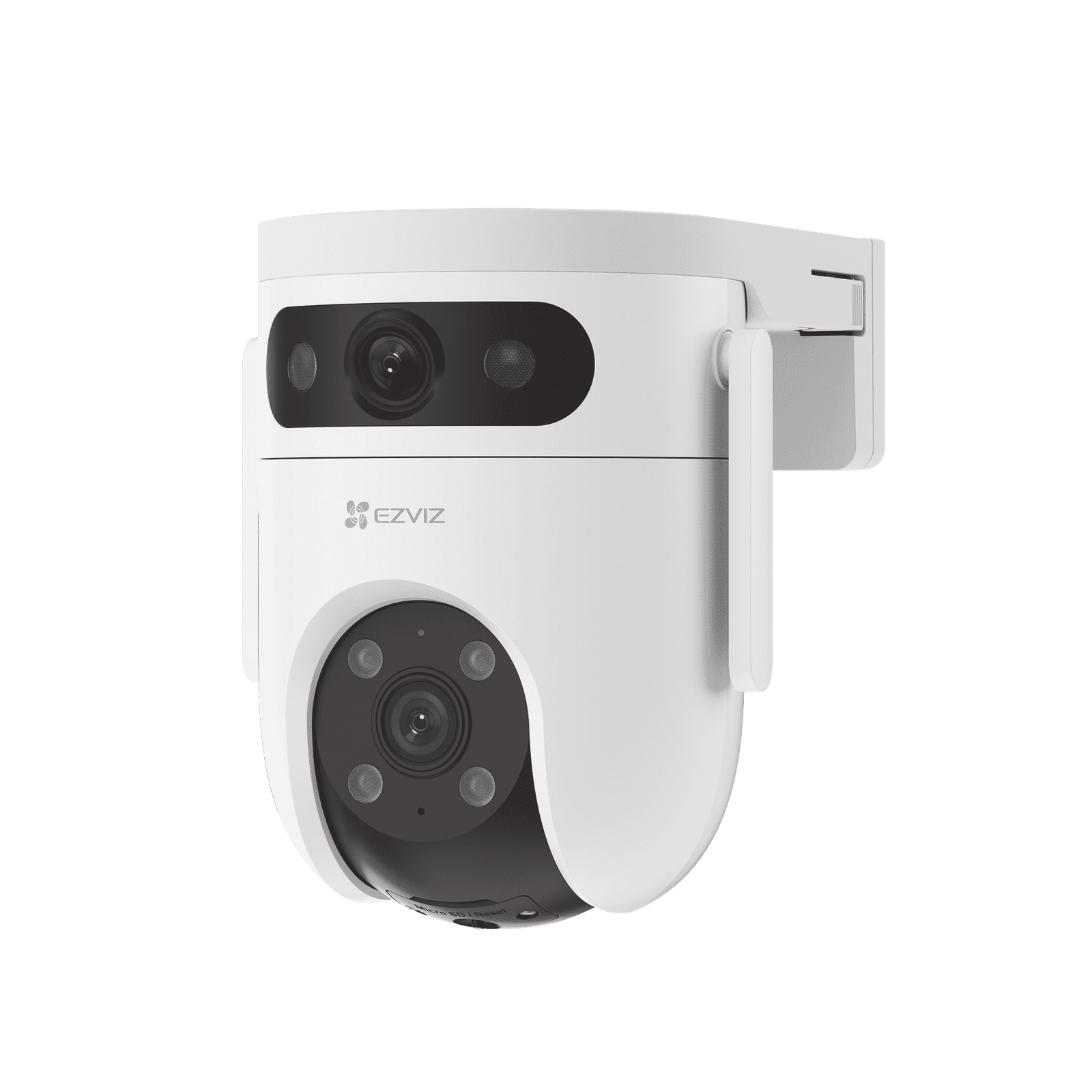 Cámara PT Doble Lente / 6 Megapixel (3MP+3MP) / IA Detección Humana y Vehiculo / Vision Nocturna a Color / Vista Simultánea de camara PT y Cámara Fija / Proteccion IP65 / Audio Bidireccional CS-H9C/6MP - EZVIZ