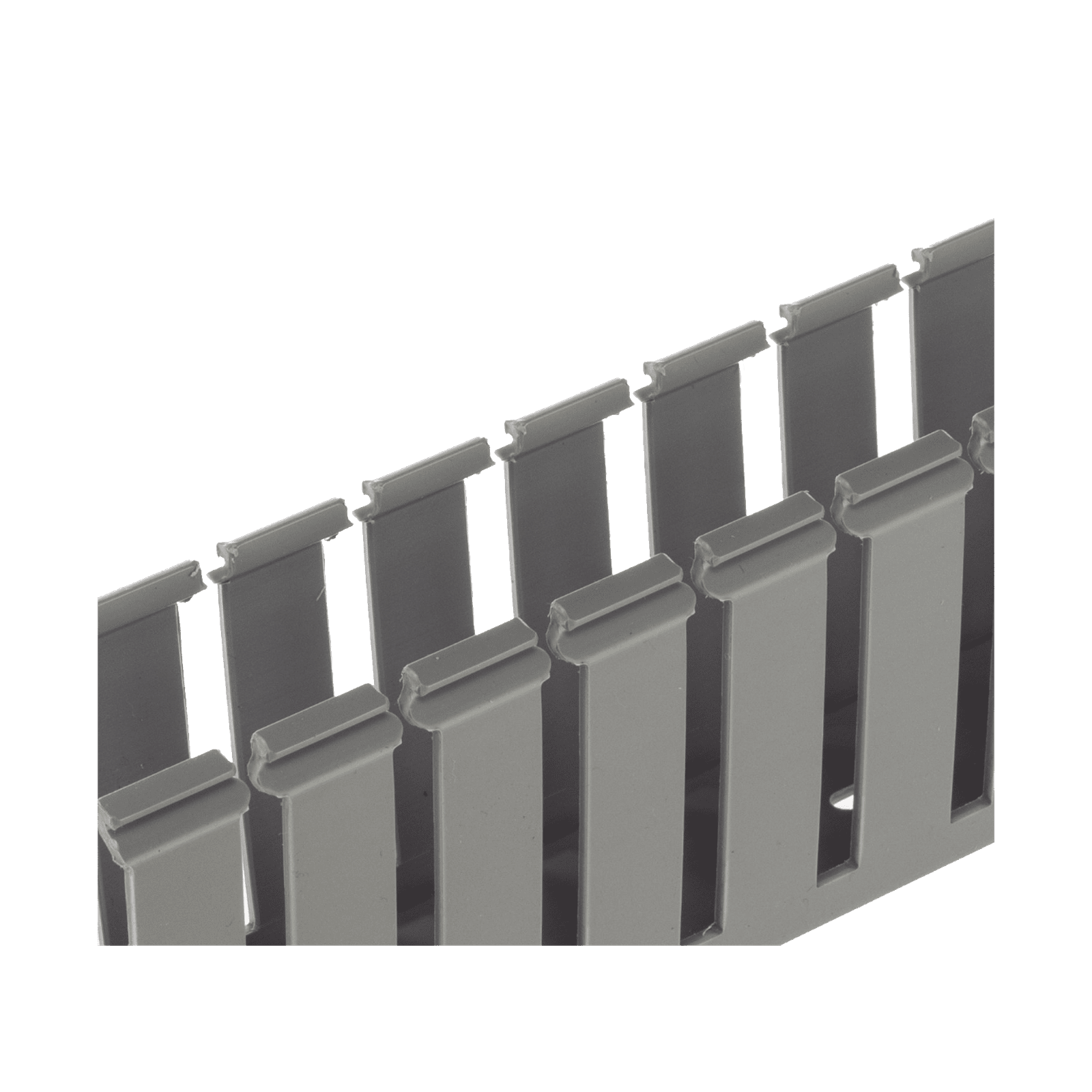 Canaleta Ranurada de PVC sin Tapa, Tipo G, 3.25 in de Ancho, 3.12 in de Alto y 1828.8 mm de Largo, Color Gris G3X3LG6 - PANDUIT