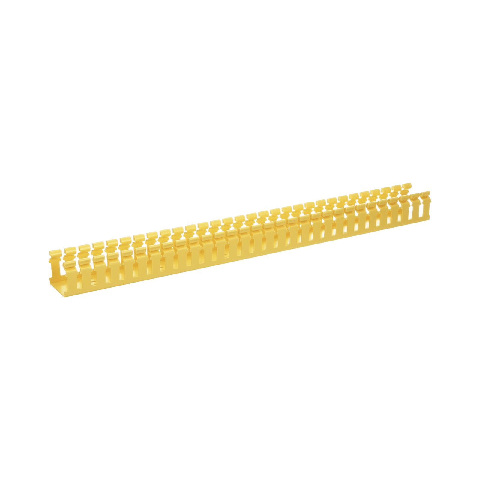 Canaleta Ranurada de PVC sin Tapa, Tipo H (Tapa Abisagrada), 2 in de Ancho, 2 in de Alto y 1828.8 mm de Largo, Color Amarillo H2X2YL6 - PANDUIT