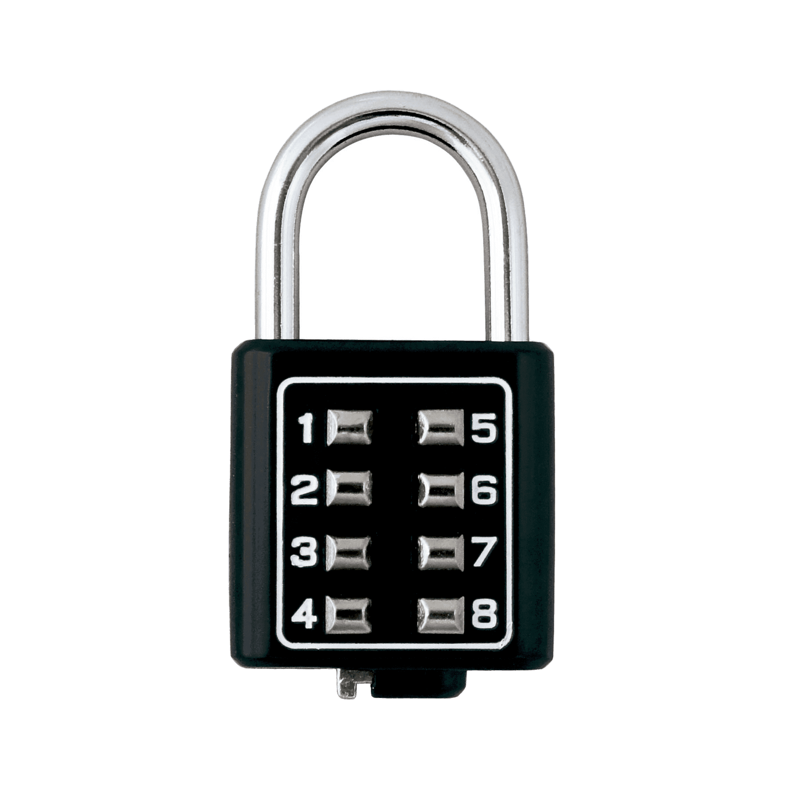 Candado Digital de Combinación M35 / No Requiere Llave / Combinación única integrada por 4 dígitos / Color Negro. MX2782 - PHILLIPS-ASSA ABLOY