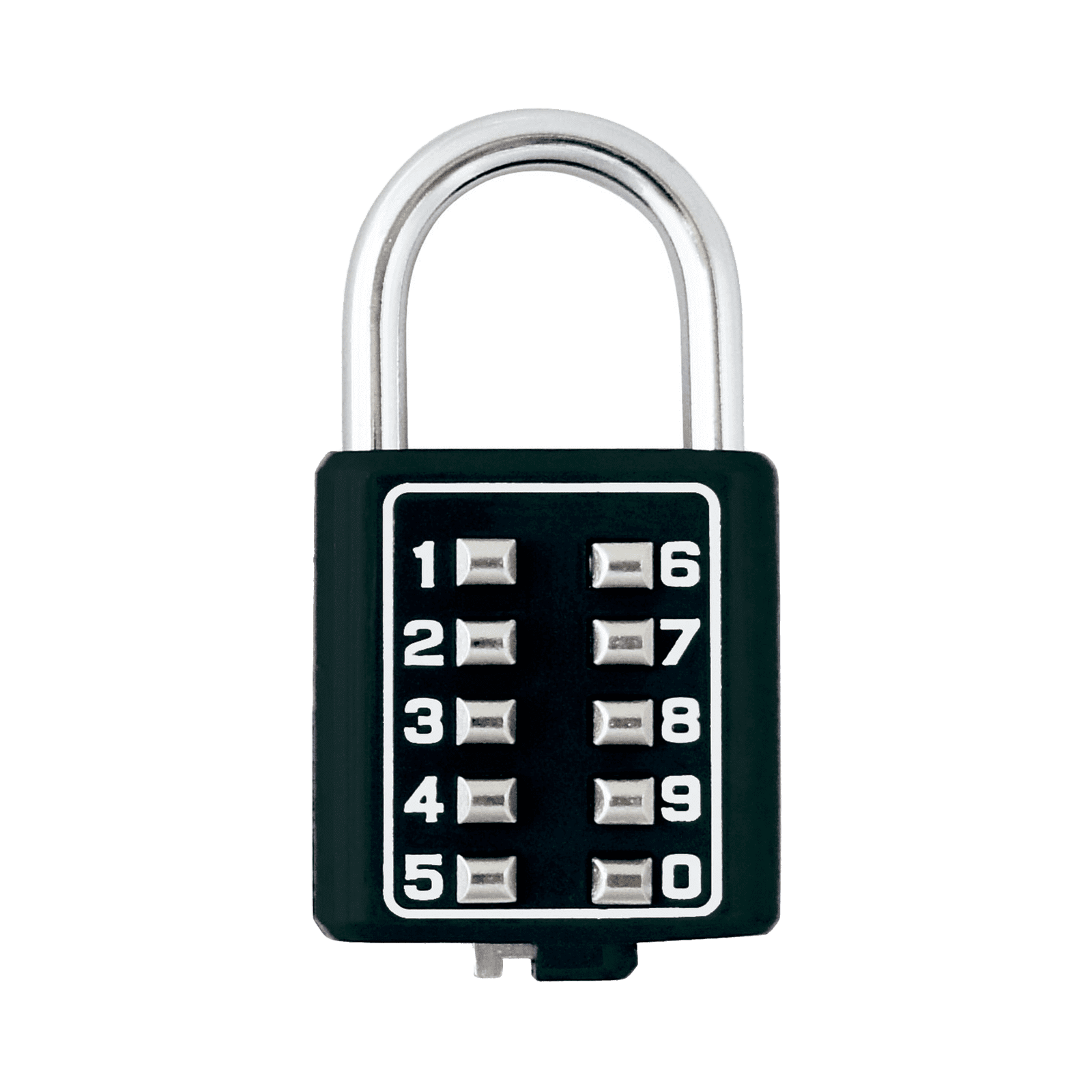 Candado Digital de Combinación M40 / No Requiere Llave / Combinación única integrada por 4 dígitos / Color Negro. MX2785 - PHILLIPS-ASSA ABLOY