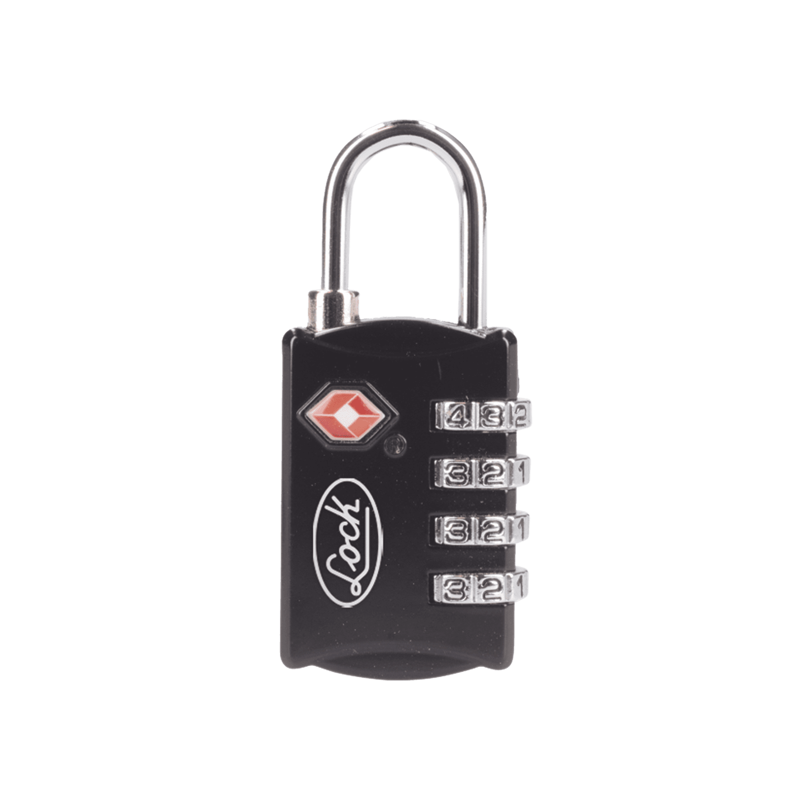 Candado de Combinación Maletero Negro TSA / Medida 30 mm/ / Nivel de seguridad 3 / Discos Programables. SYS-54CA - LOCK