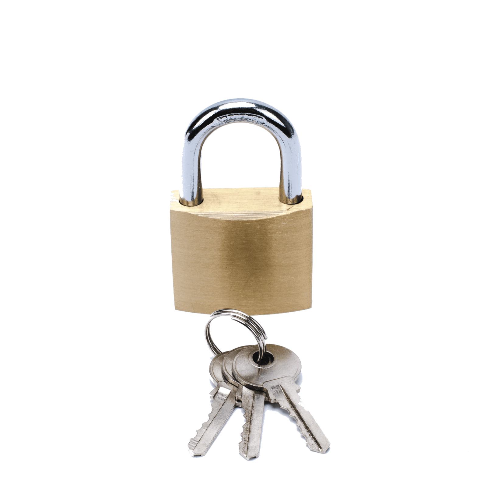 Candado de Latón Cuerpo 40 x 40 mm Con 3 Llaves. Diam. de Perno: 6.2 mm PST-A010-03 - PRECISION