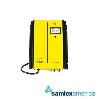 Cargador de Baterías de Plomo Ácido 12 Volts, 15 A / Bancos de 100 a 200 Ah SEC-1215-UL - SAMLEX