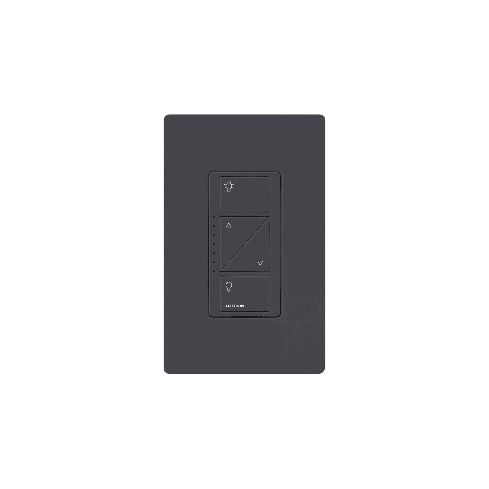 (Caseta Wireless) Atenuador de pared. Aumenta/Disminuye Intensidad de Iluminación. No requiere cable neutro. 150W LED / 600W INC/HAL PD6WCLBL - LUTRON CASETA WIRELESS