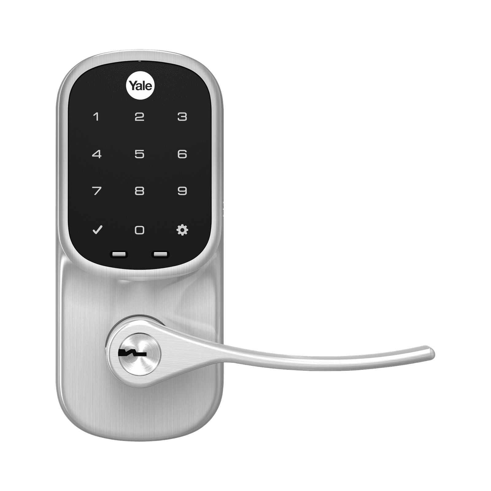 Cerradura Autónoma YRL226 con Teclado Táctil y Manija /Smarphone Control Opcional/ Para puertas de 35 mm a 45 mm de espesor. MX89610 - YALE-ASSA ABLOY