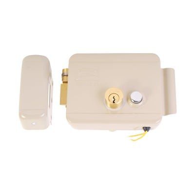 Cerradura Eléctrica / Incluye Llave /Con Botón integrado / Izquierda / Exterior 321-DCBI-ABG - ASSA ABLOY