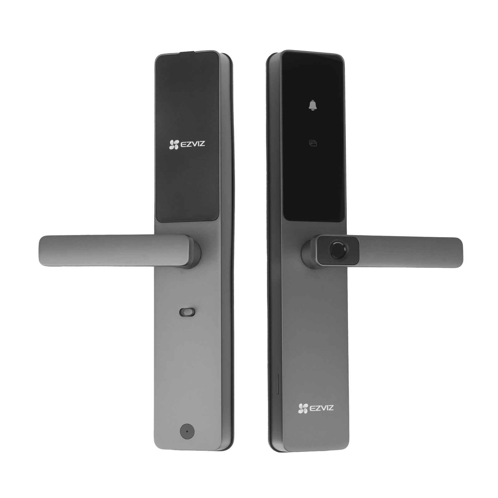 Cerradura Inteligente / Cerrojo Tipo Americano / Wi-Fi / Bluetooth  /  Códigos Temporales Para Visitantes / Lectura de Huella / Lectura de Tag / Contraseña /  Botón para Timbrar / Apertura remota /  No Requiere Hub CS-DL05-R100 - EZVIZ