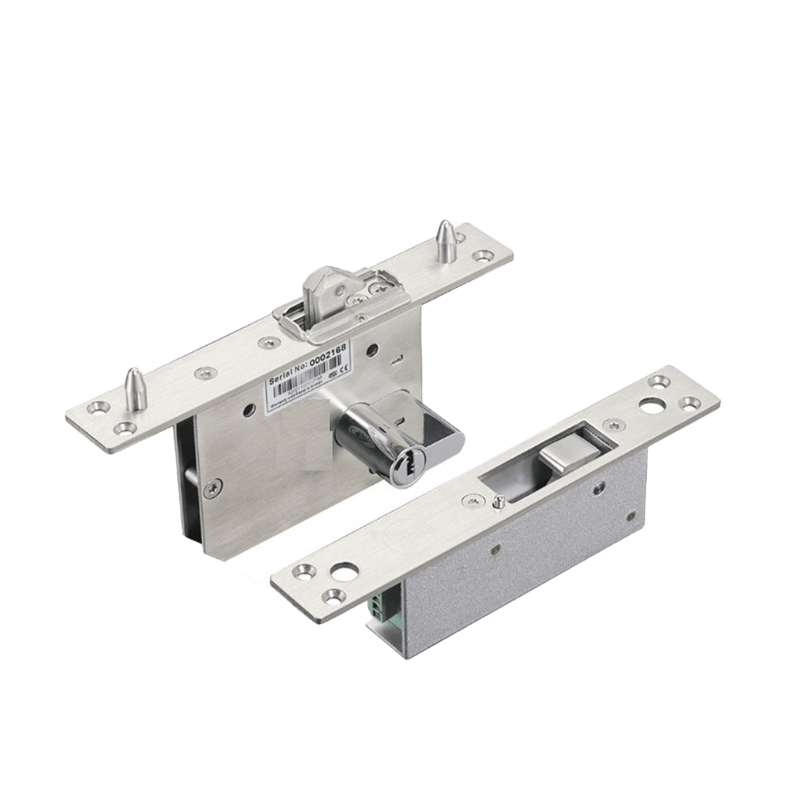 Cerradura eléctrica para puertas corredizas tipo gancho / apertura con llave ambos lados / Abierto en caso de falla/ IP65 PROEB230C - AccessPRO