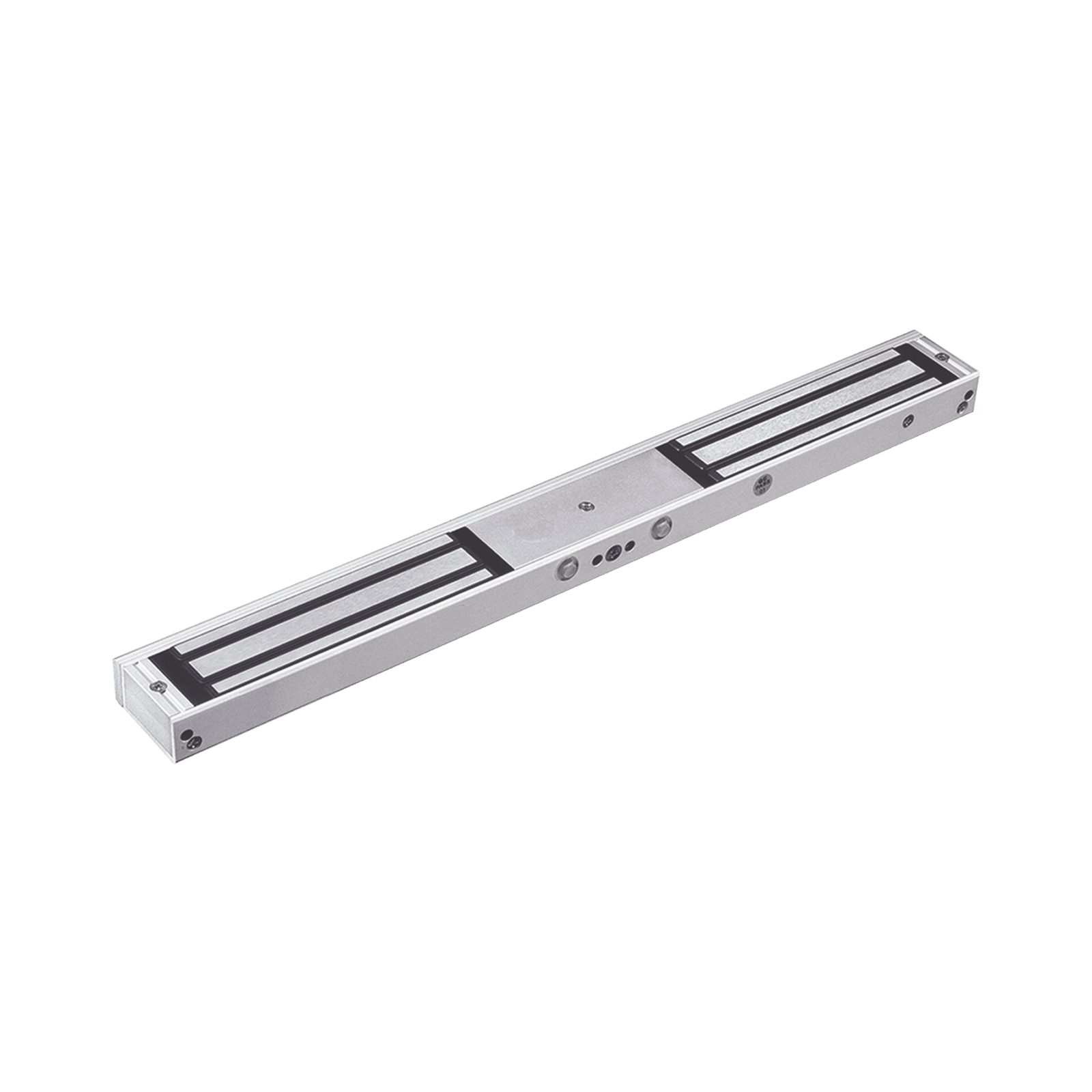 Chapa Magnética Doble para Aplicación en Puertas de Doble Hoja. 1200 lbs(x 2). LED indicador ultrabrillante MAG1200NDLED - AccessPRO