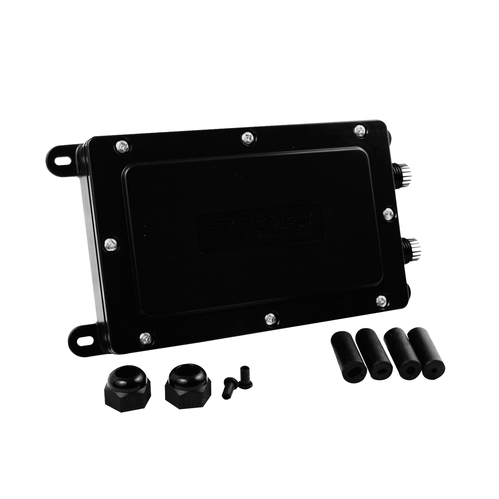 Cierre de Empalme Interior/Exterior para 12 fusiones, IP68, 2 puertos laterales DFE101 - TEMPO