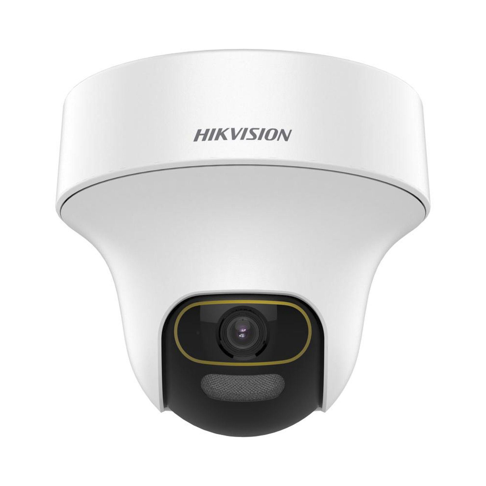 [ColorVu] Domo PT TURBOHD 2 Megapixel (1080p) / Lente 3.6 mm / Uso en Interior / Microfono Integrado / WDR 130 dB / Angulo de visión de 83° / 20 mts Luz Blanca DS-2CE70DF3T-PTS - HIKVISION