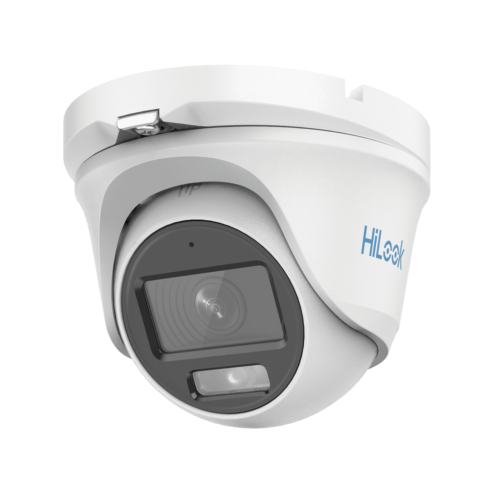 [ColorVu] Turret TURBOHD 1080p / Imagen a color 24/7 / Lente 2.8 mm / Micrófono Integrado / Luz Blanca 20 mts / IP66 / Metálica THC-T129-MS - HiLook by HIKVISION