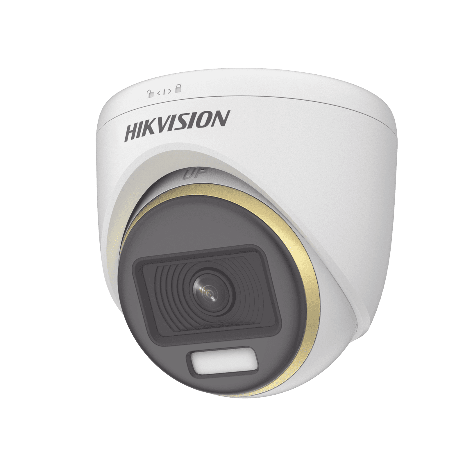 [ColorVu] Turret TURBOHD 4K (8 Megapixel) / Lente 2.8 mm / Imagen a Color 24/7 / Luz Blanca 40 mts / Exterior IP67 / WDR 130 dB DS-2CE72UF3T-E - HIKVISION