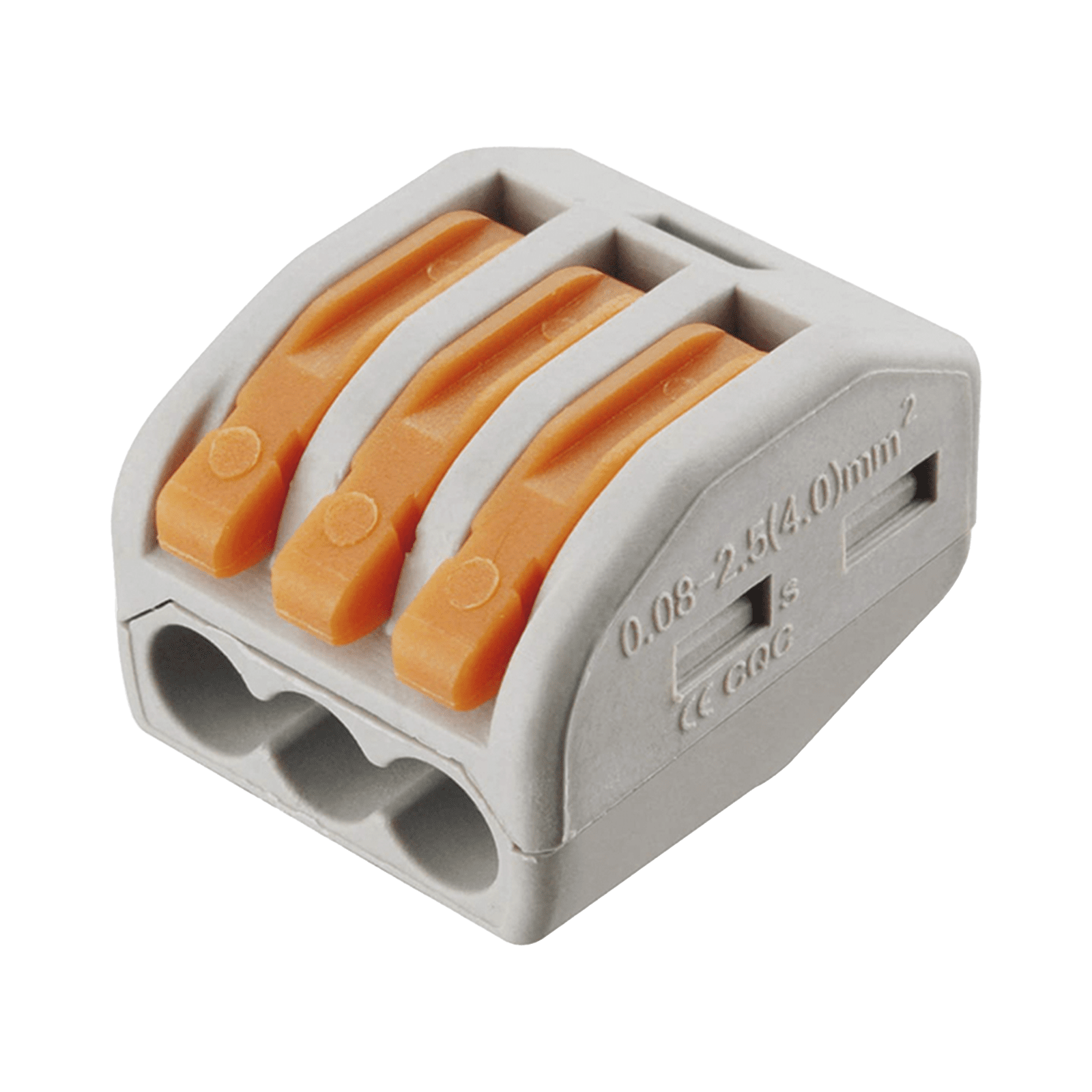 Conector Compacto para 1 Cable de Entrada 2 Cables de Salida / Cables Compatibles 12AWG-28AWG CON-1004 - EPCOM POWERLINE