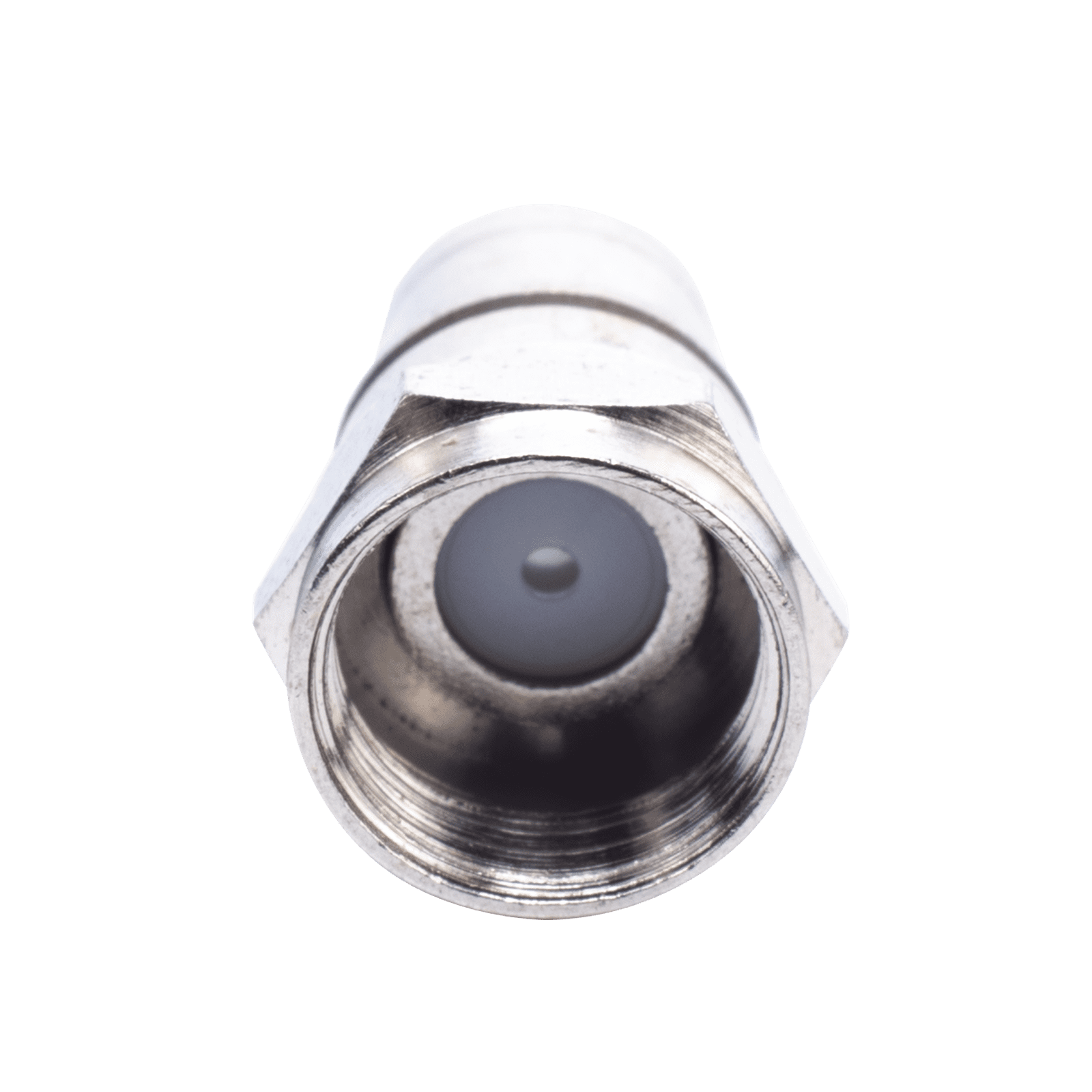 Conector F Macho Plegable, Con PIN para Cable RG-59, Cuerpo de Bronce Niquelado. TT-CON-536 - EPCOM TITANIUM